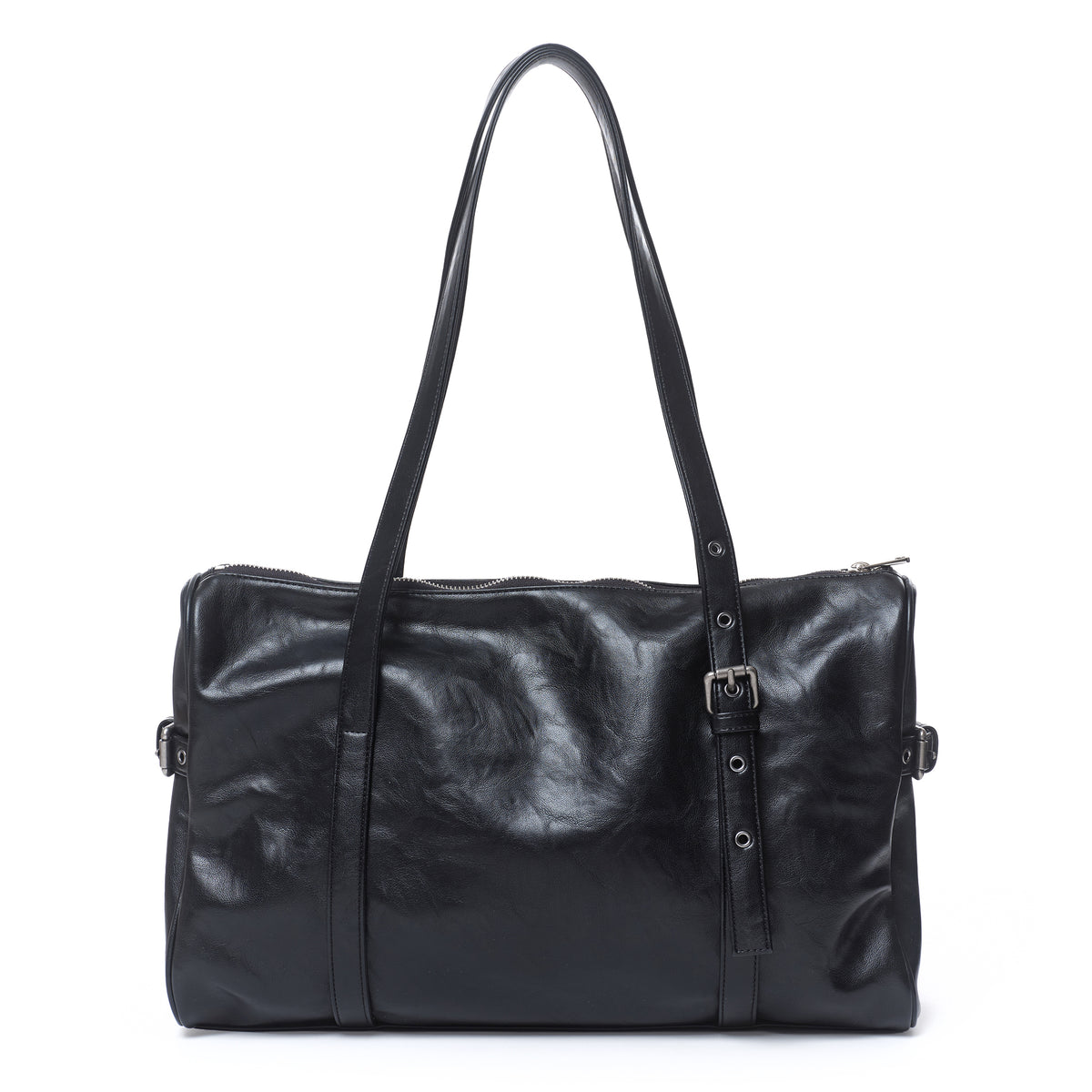 museum bag L baked black