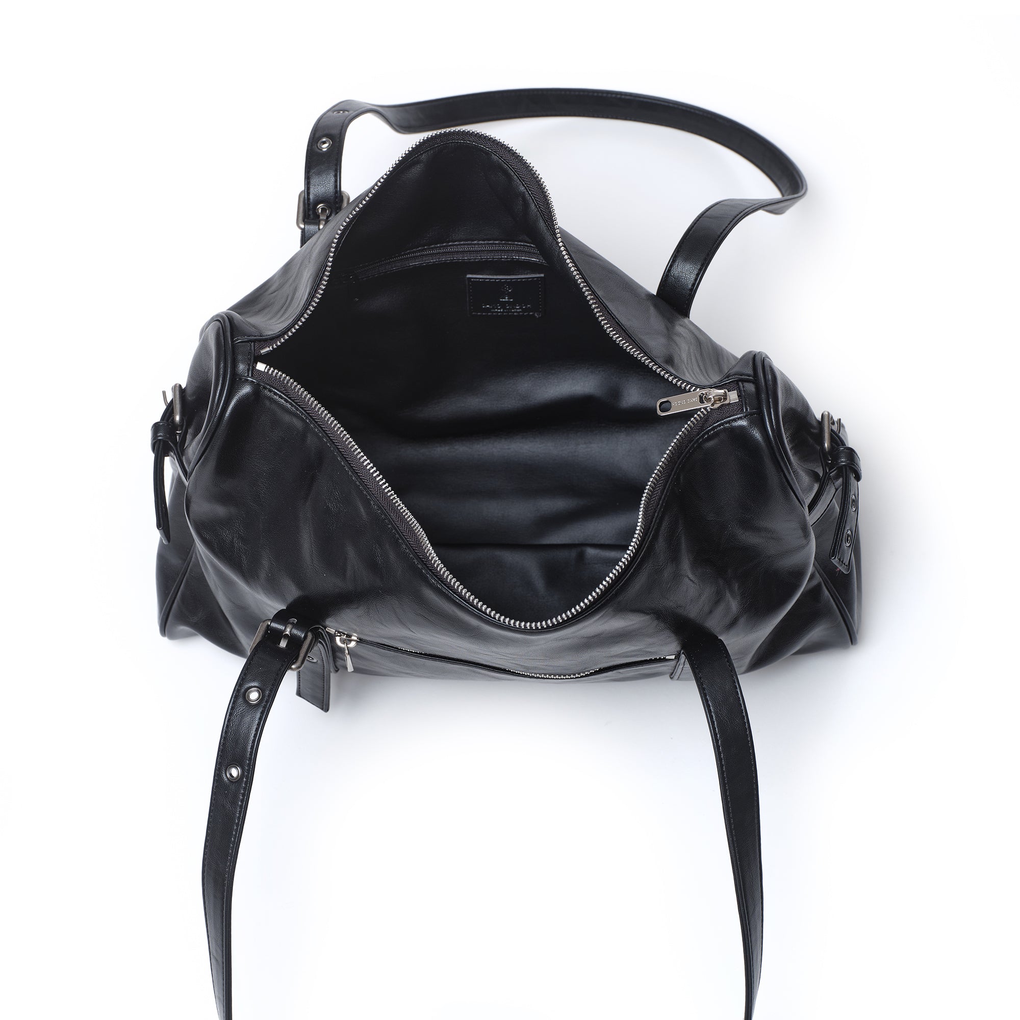 museum bag L baked black