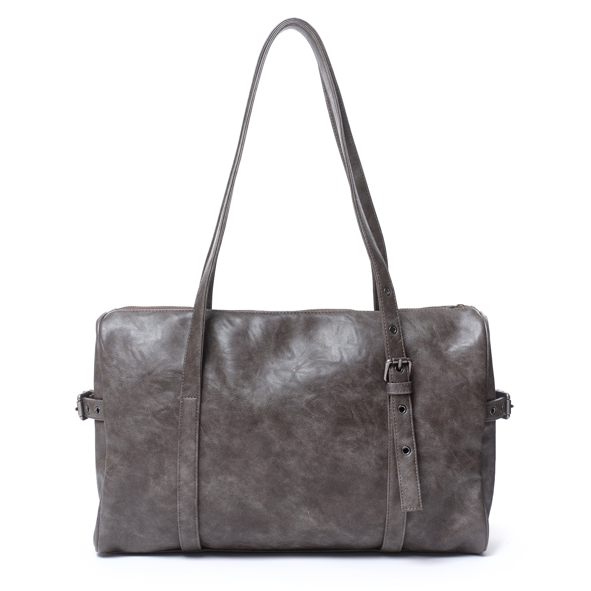 museum bag L baked gray