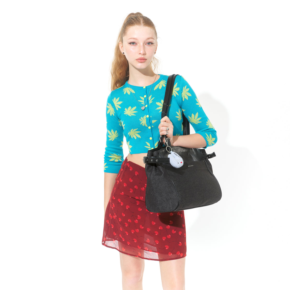 nouvelle shopper bag L raw denim