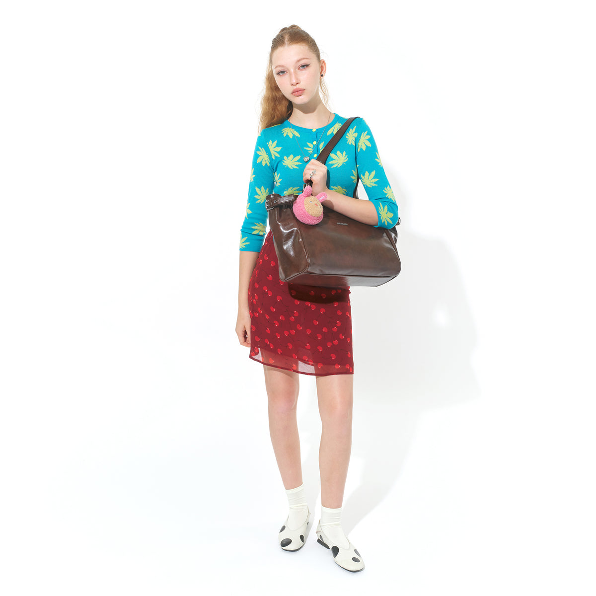 nouvelle shopper bag L vampire walnut