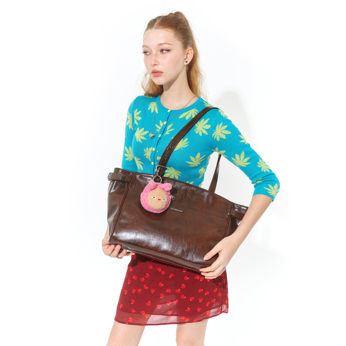 nouvelle shopper bag L vampire walnut