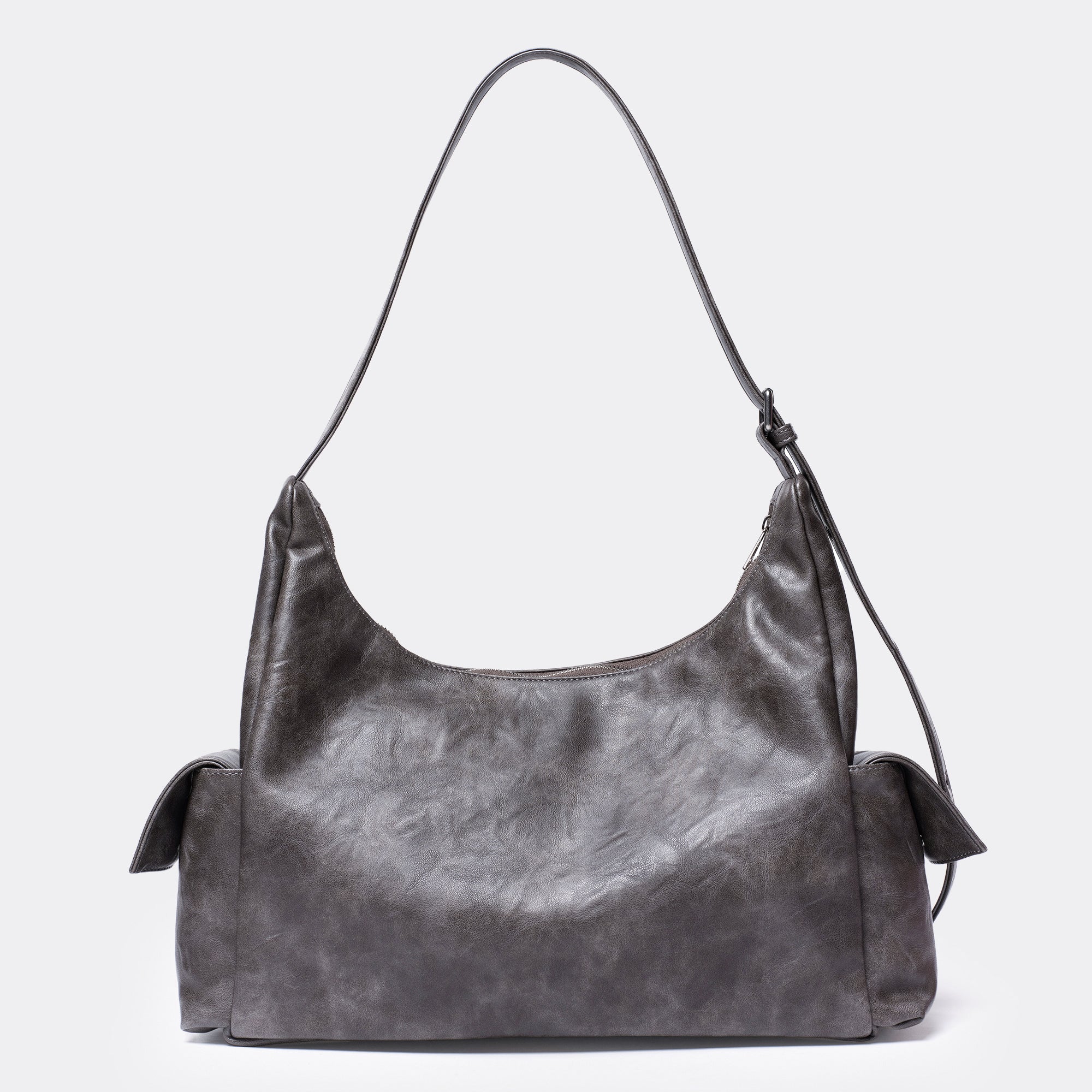 pocket mug bag L baked gray