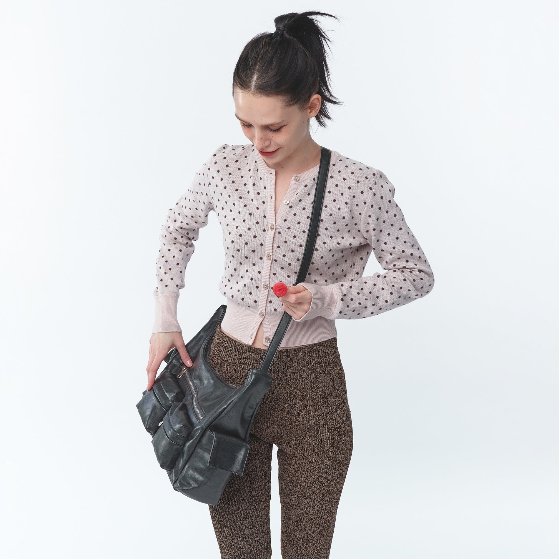 pocket mug bag L veg charcoal