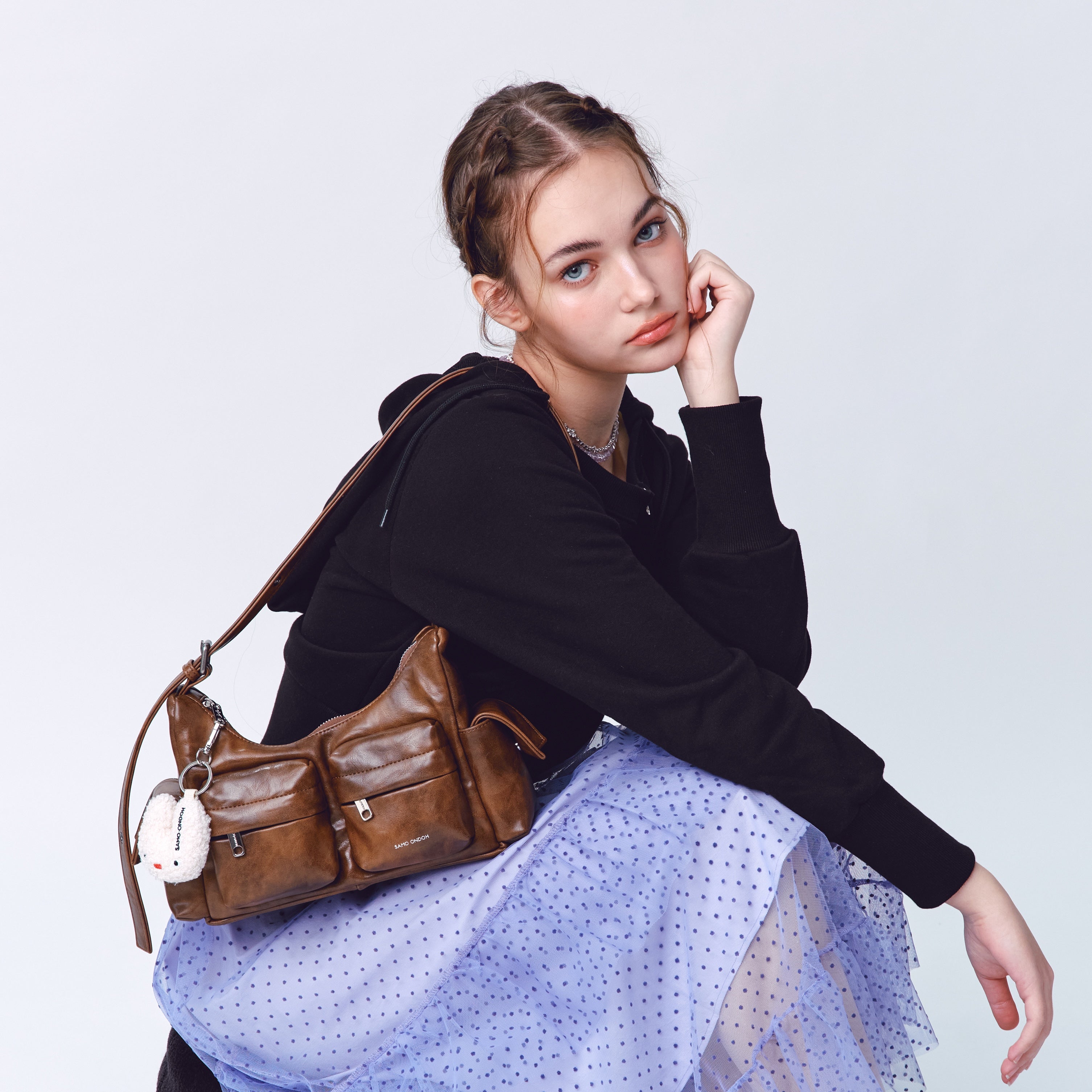 pocket mug bag M baked tan