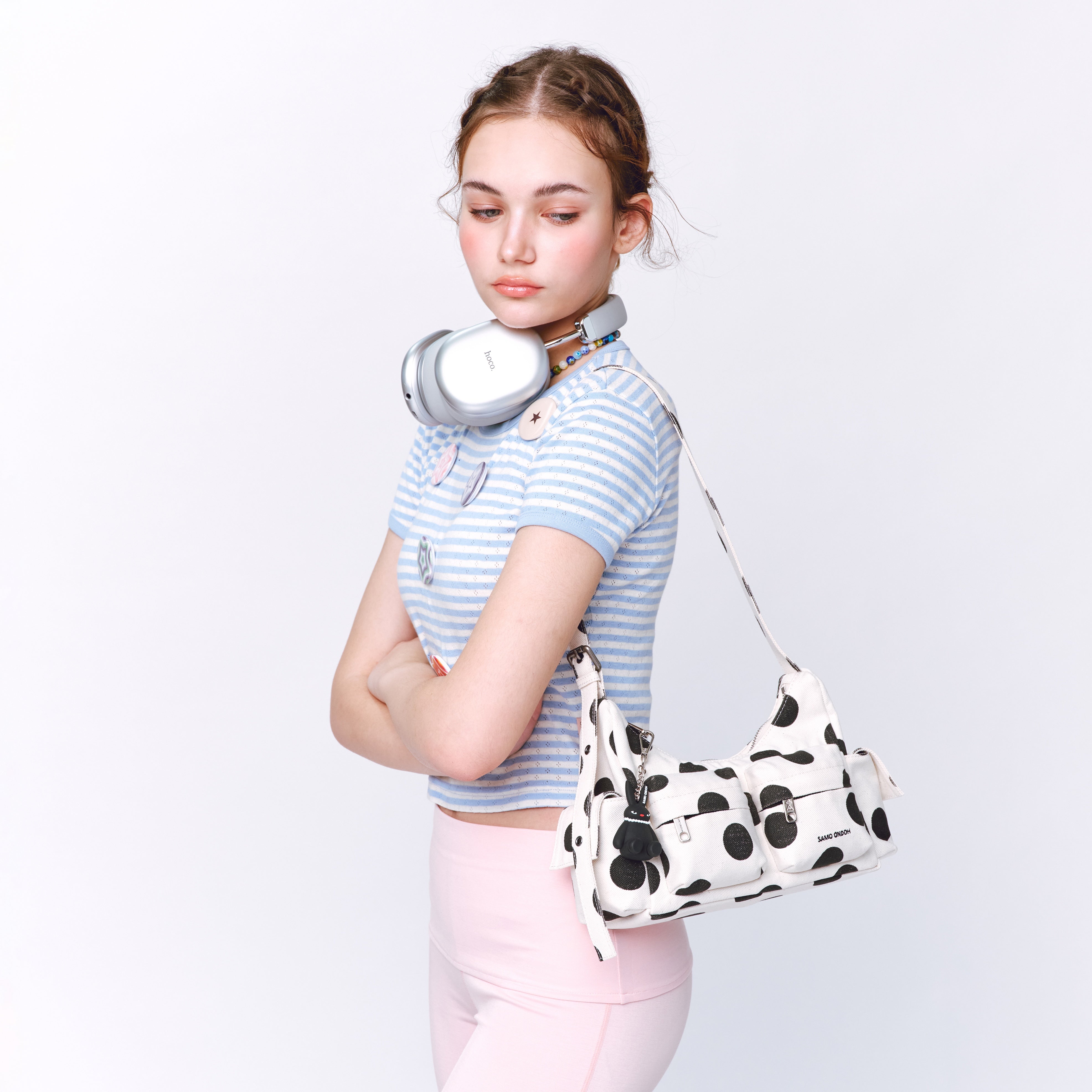 pocket mug bag M big dot