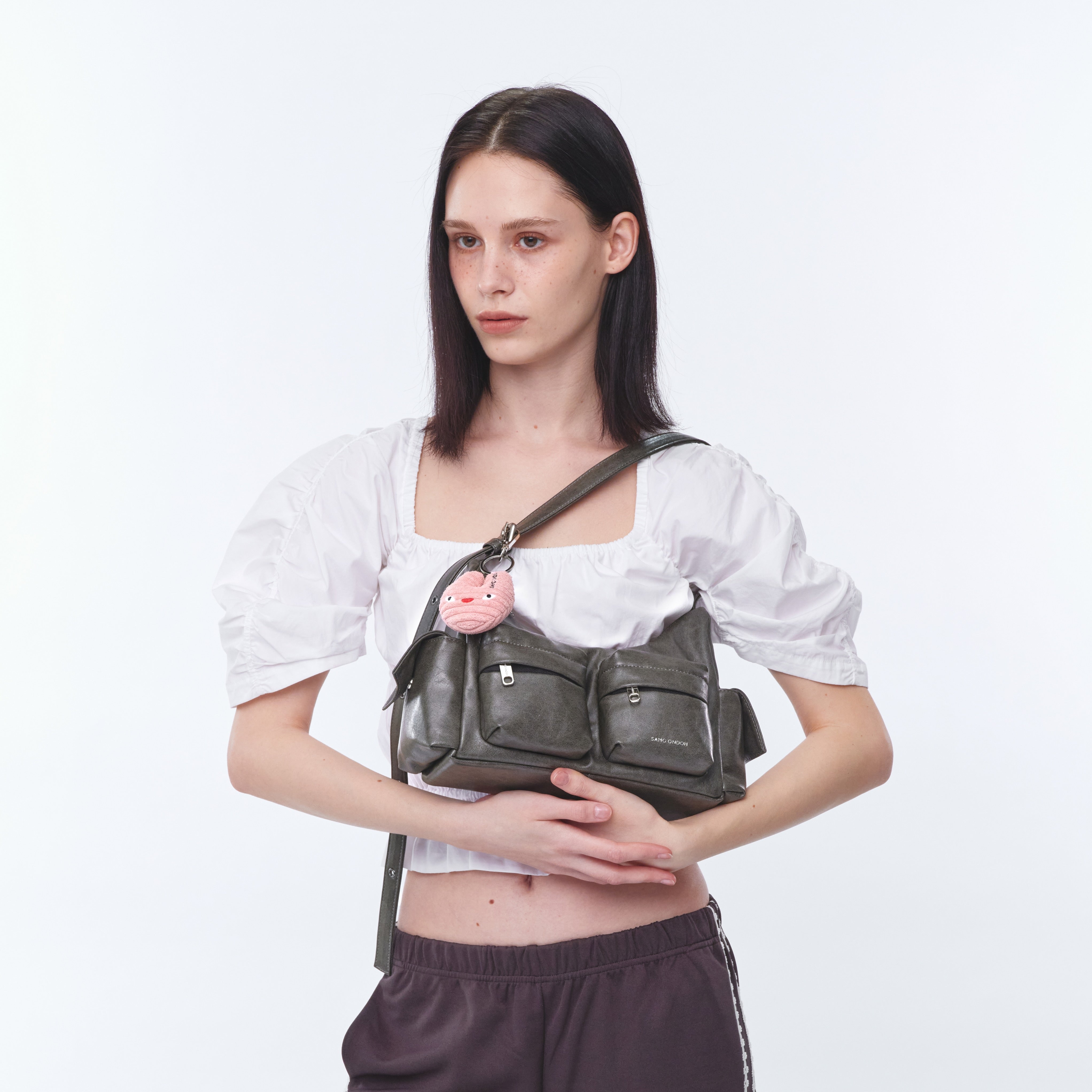 pocket mug bag M veg gray