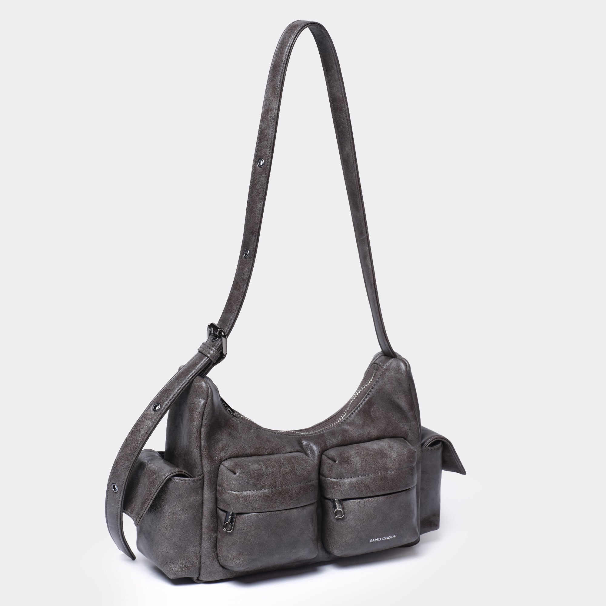 pocket mug bag M baked gray