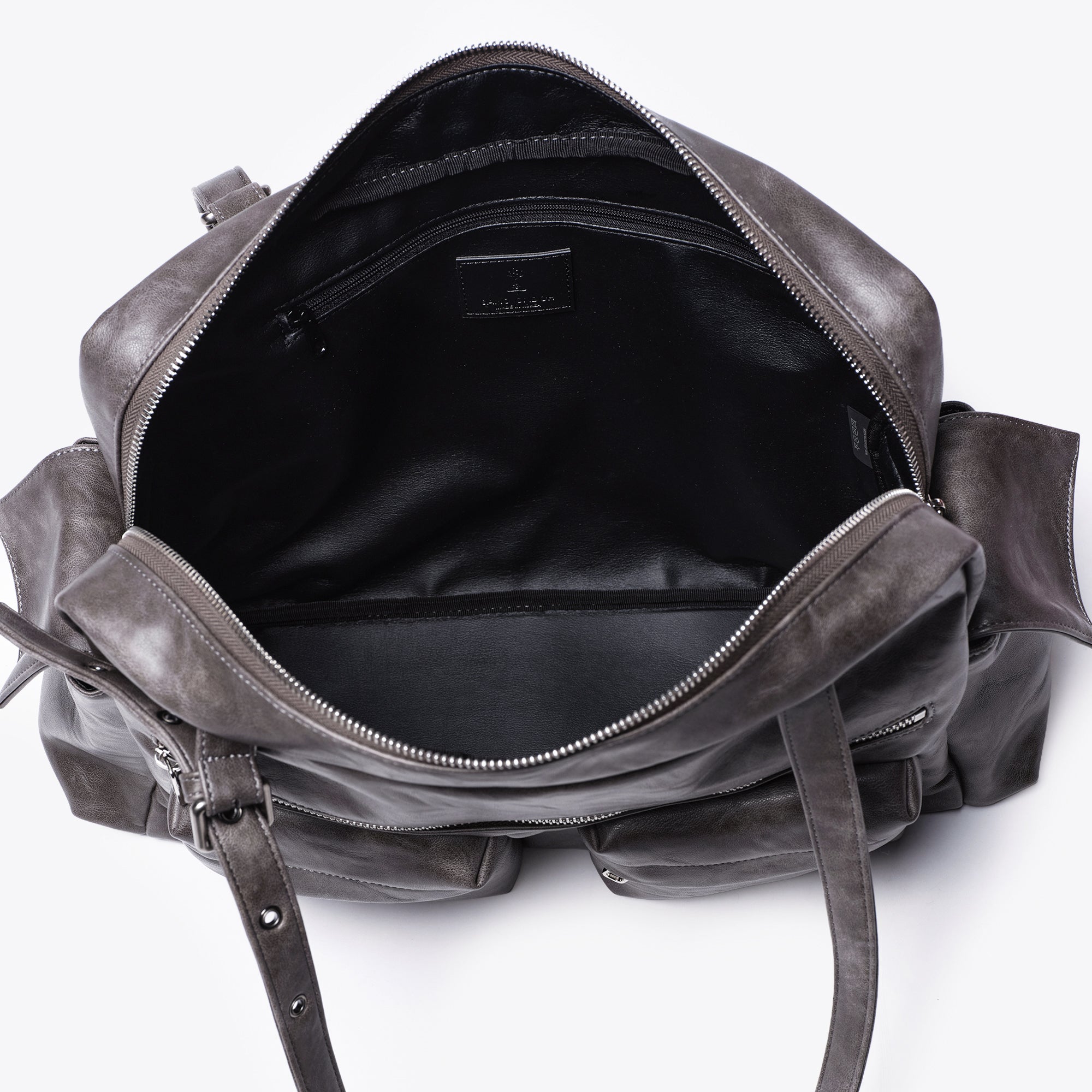 pocket utility bag L baked gray