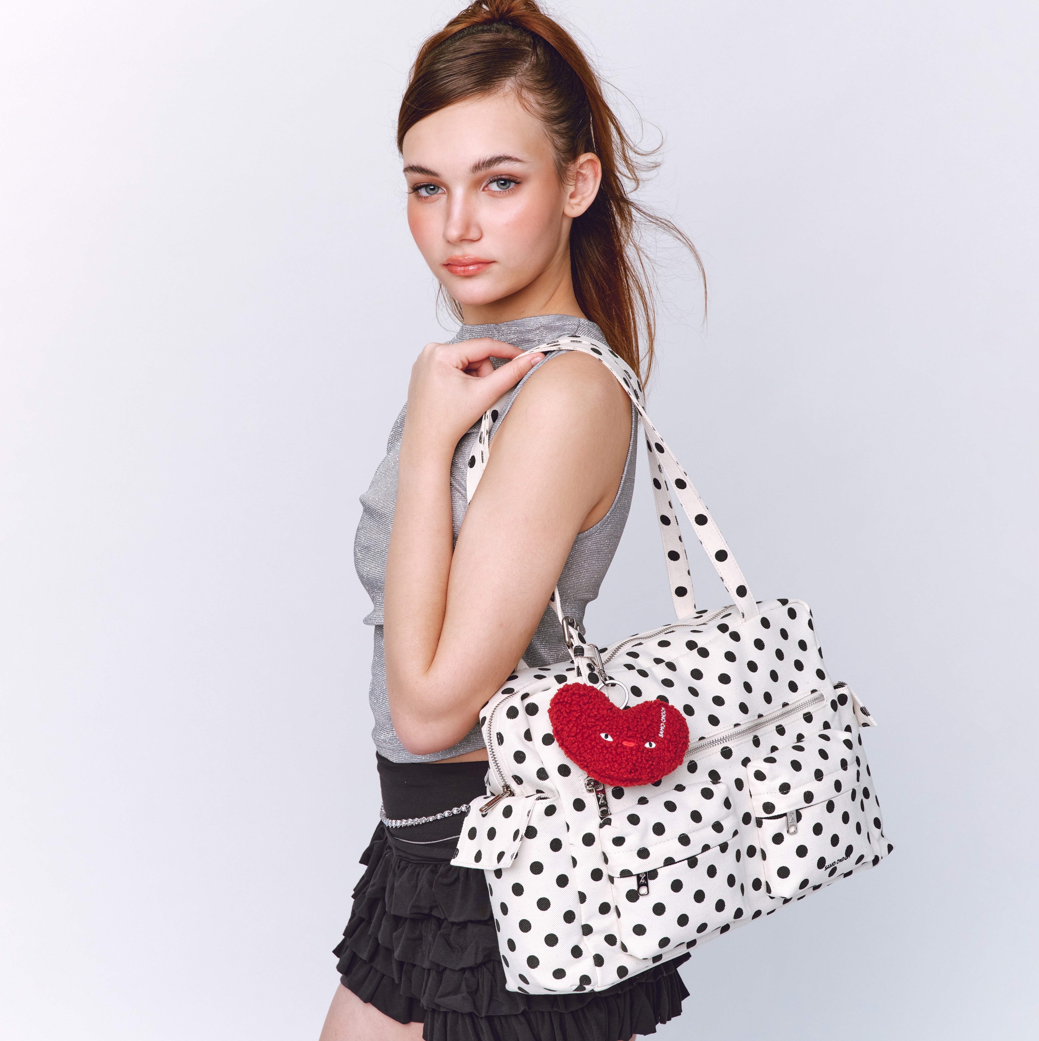 pocket utility bag L small dot