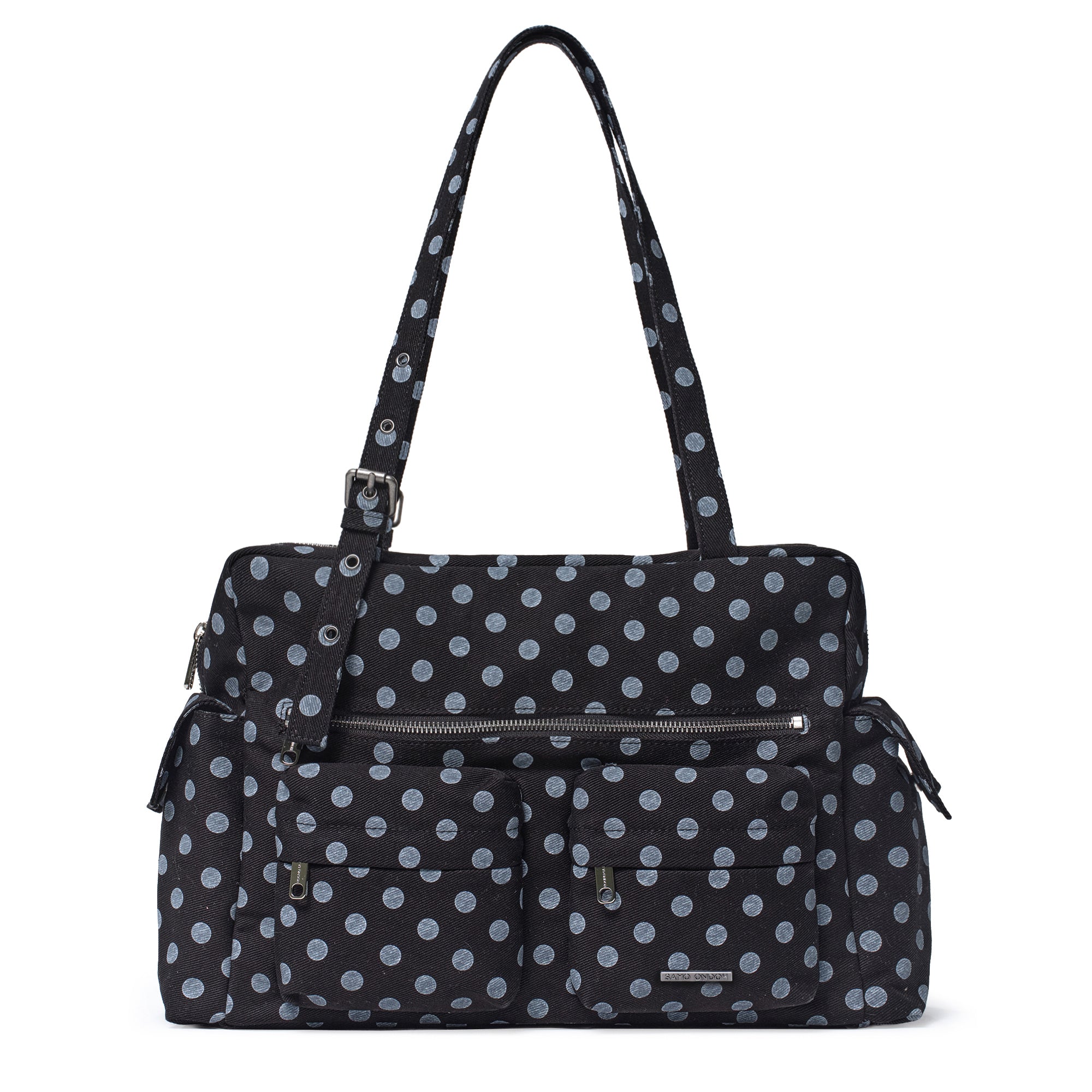pocket utility bag L dot black