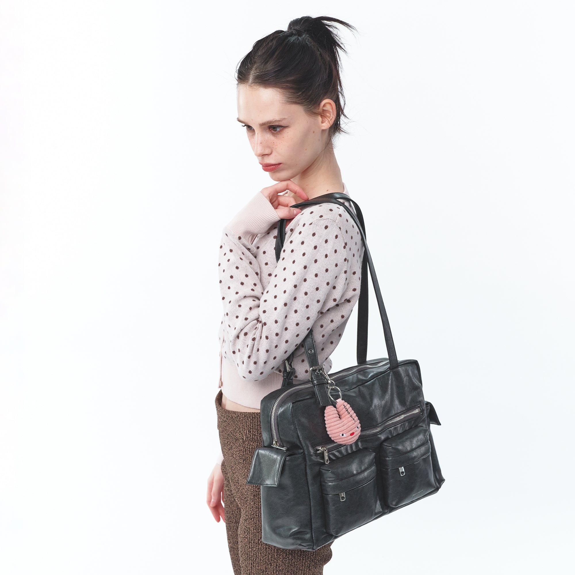 pocket utility bag L veg charcoal