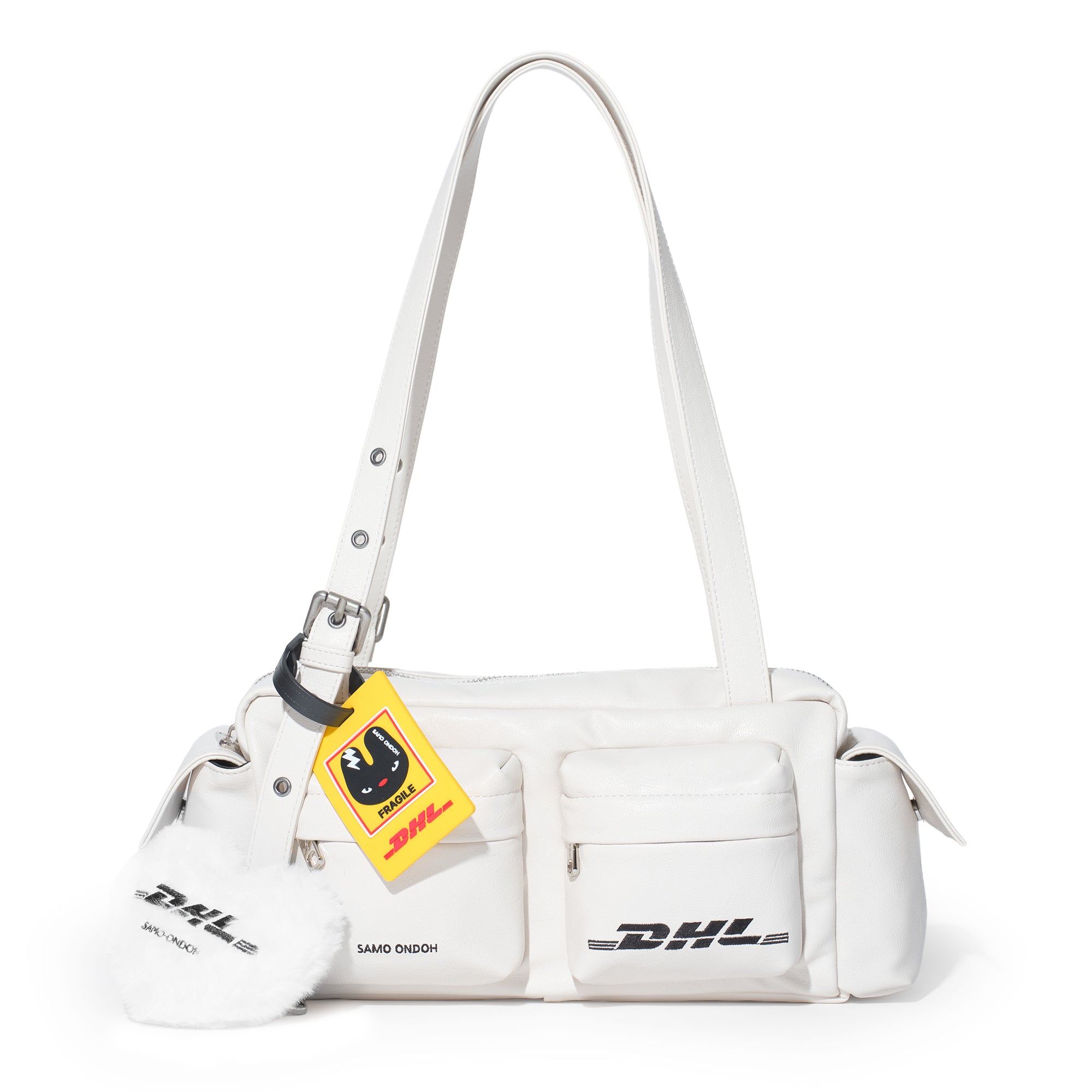 pocket utility bag M DHL white