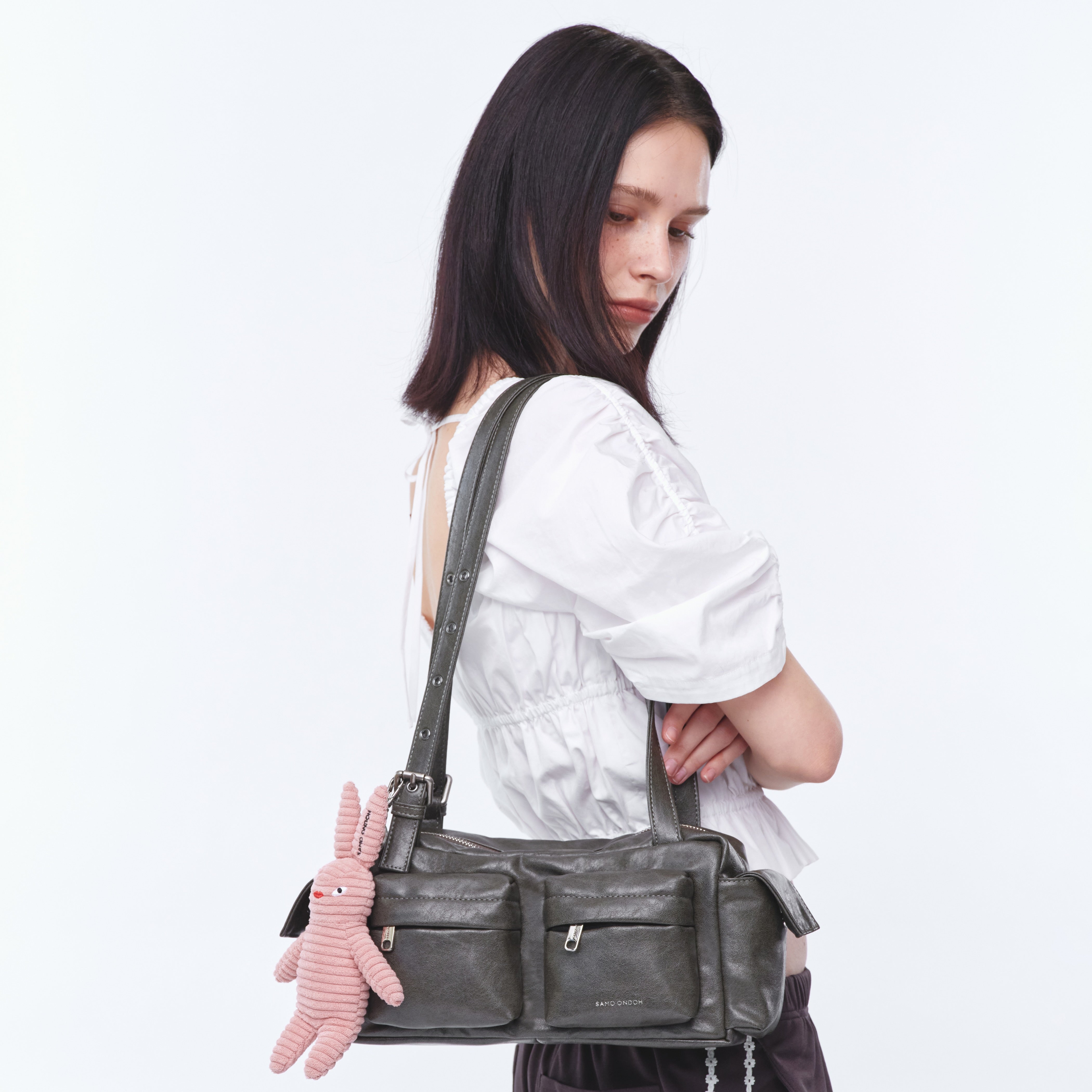 pocket utility bag M veg gray