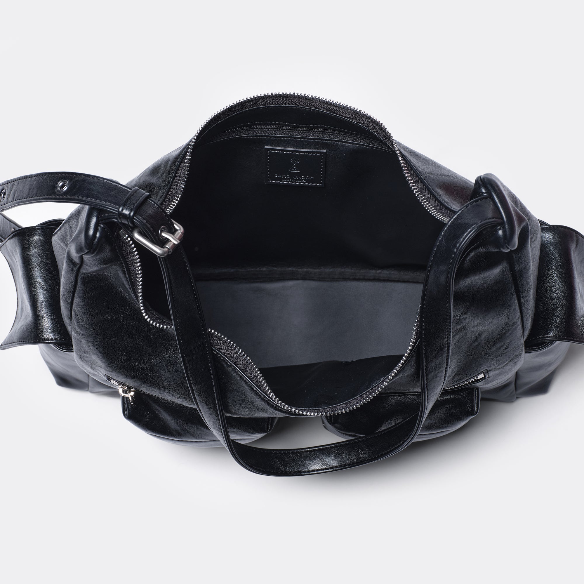 pocket mug bag L baked black