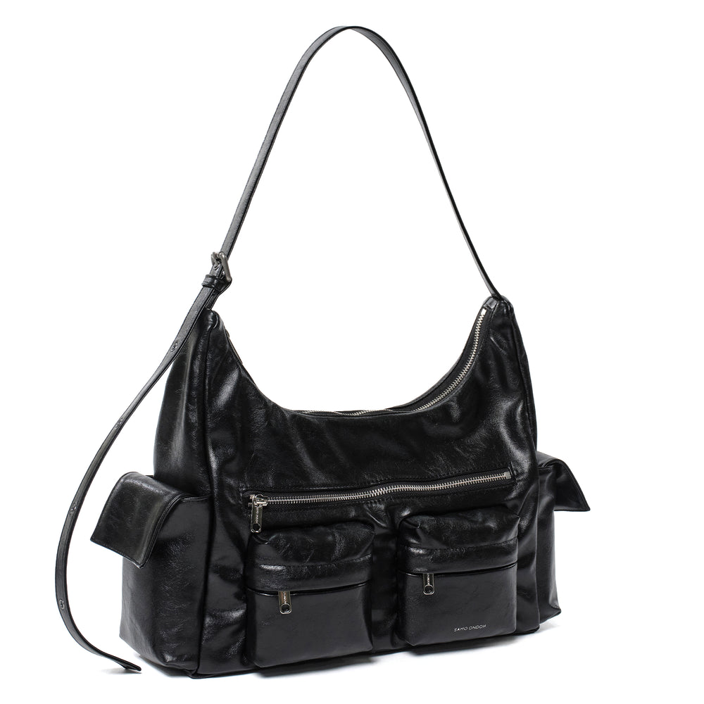 pocket mug bag L veg black