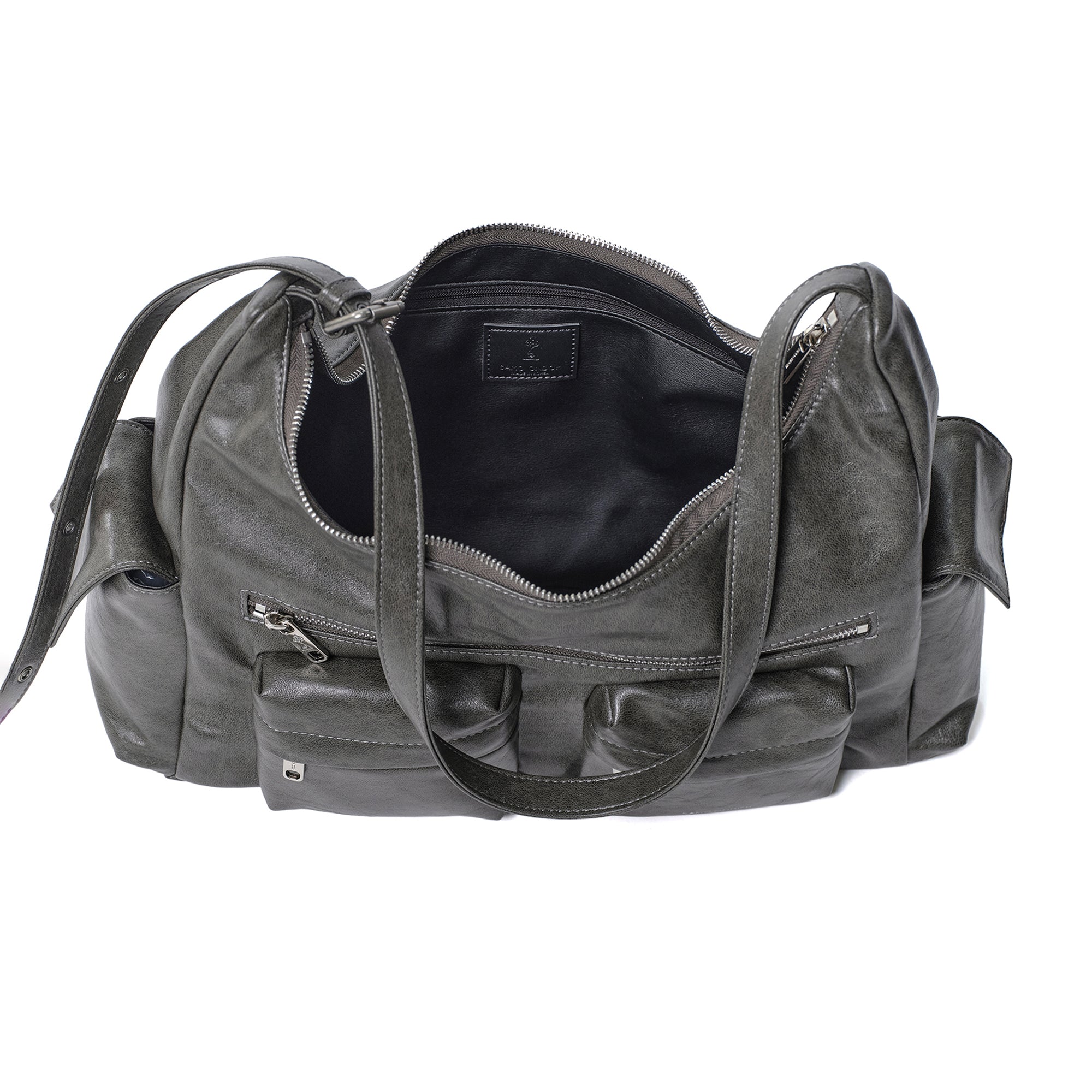 pocket mug bag L veg gray