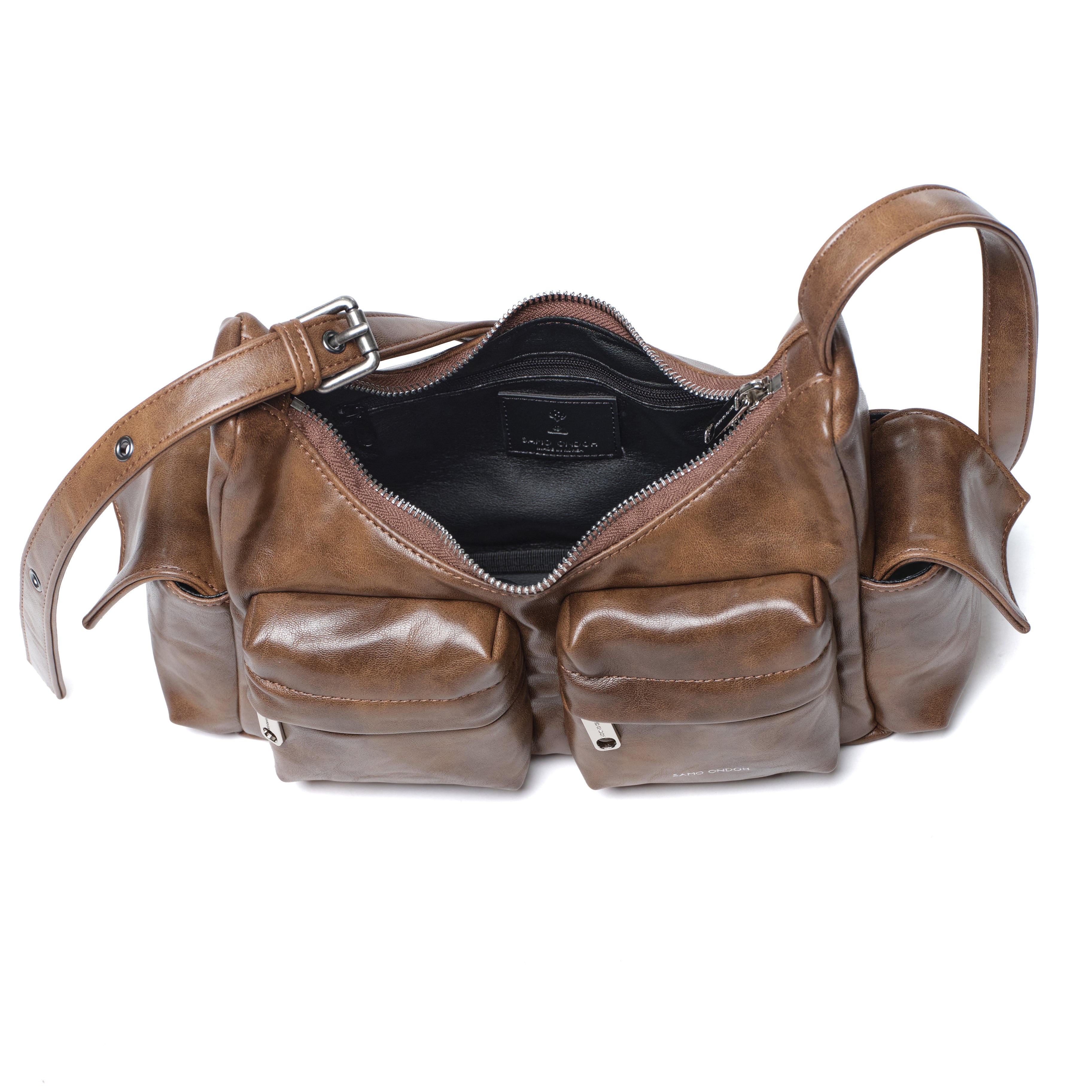 pocket mug bag M baked tan