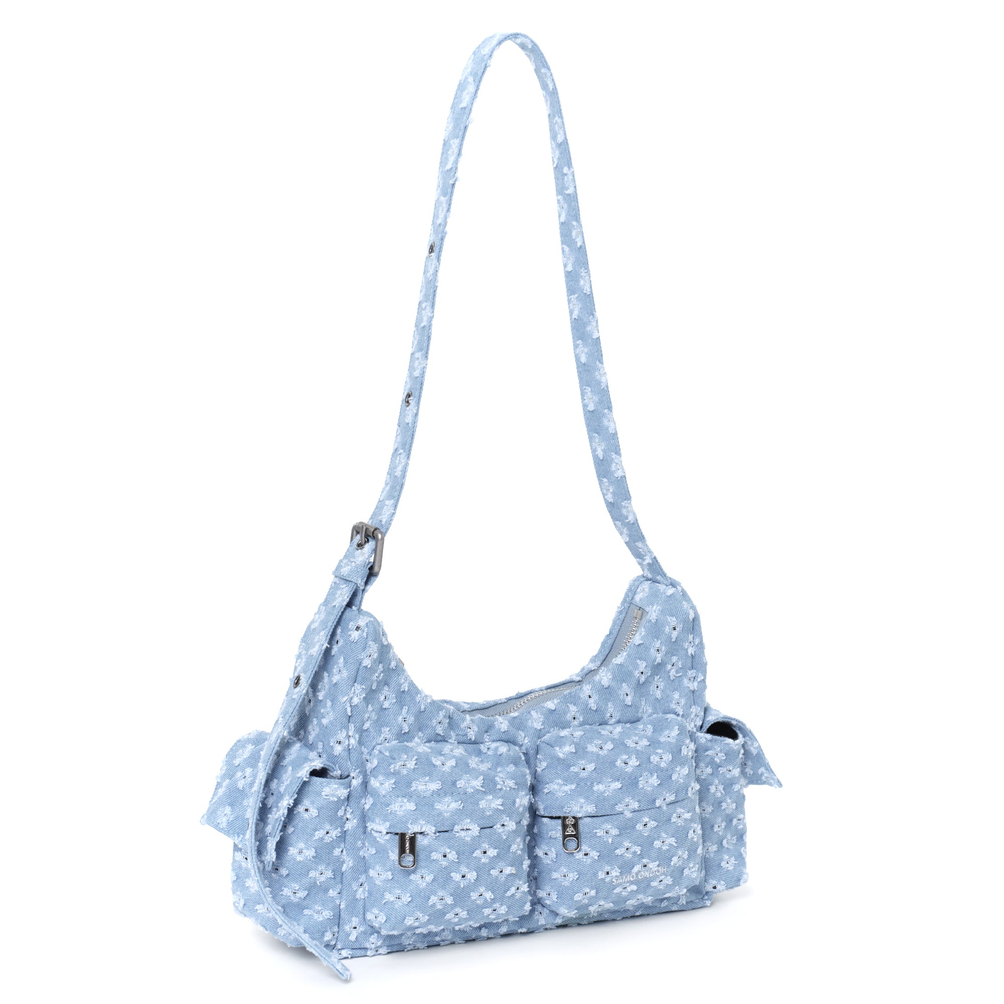 pocket mug bag M punching blue