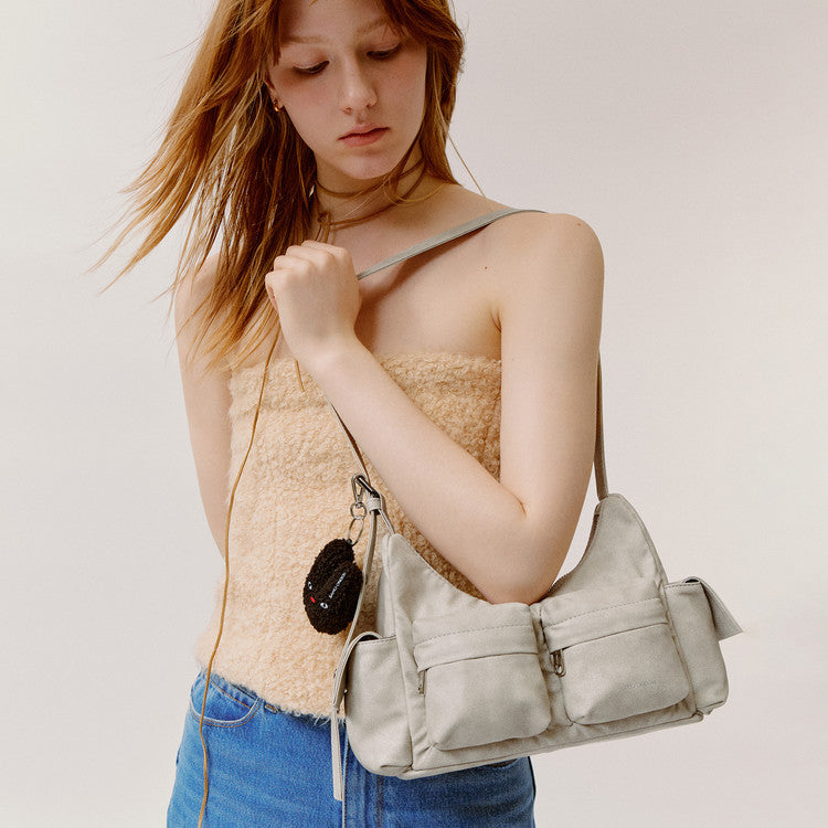 pocket mug bag M vintage ivory