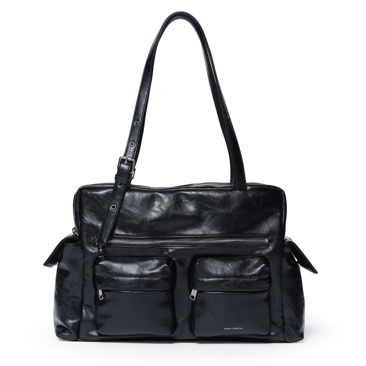 pocket utility bag L baked black
