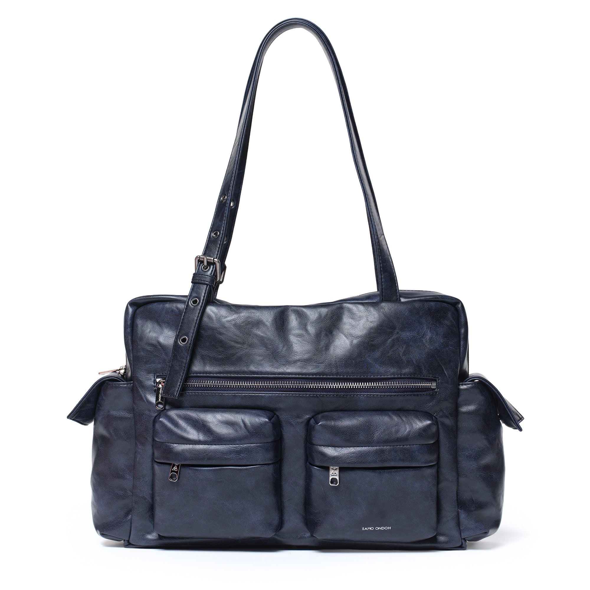 pocket utility bag L baked navy