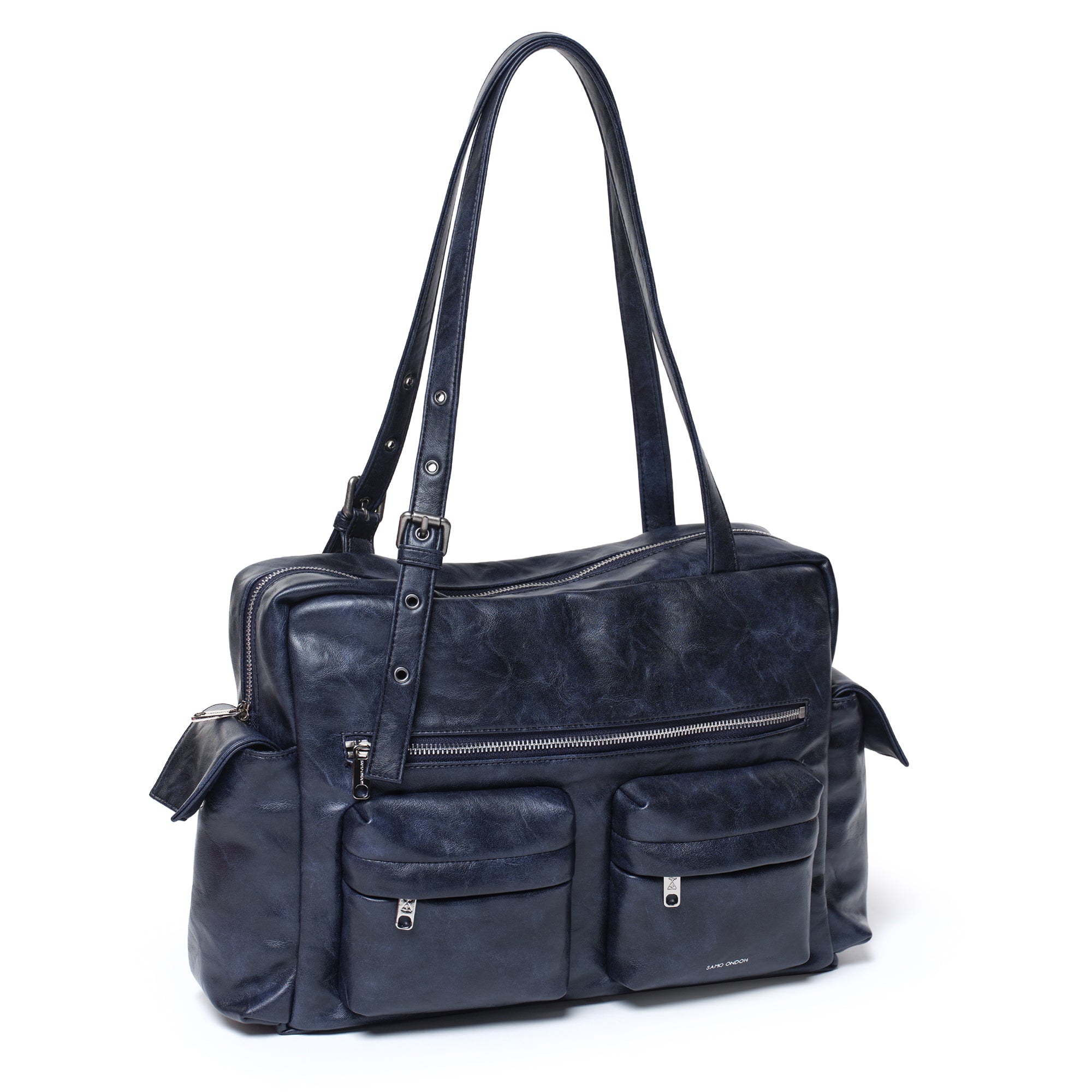 pocket utility bag L baked navy
