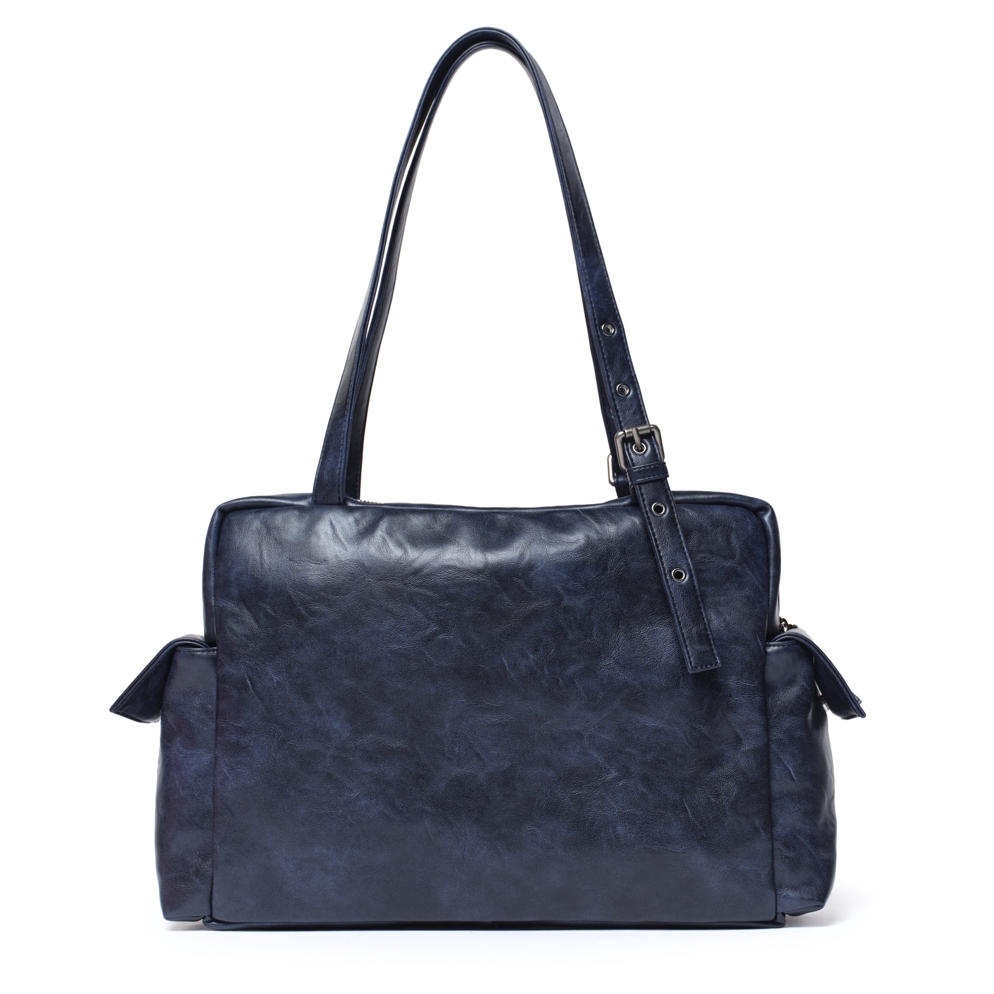 pocket utility bag L baked navy