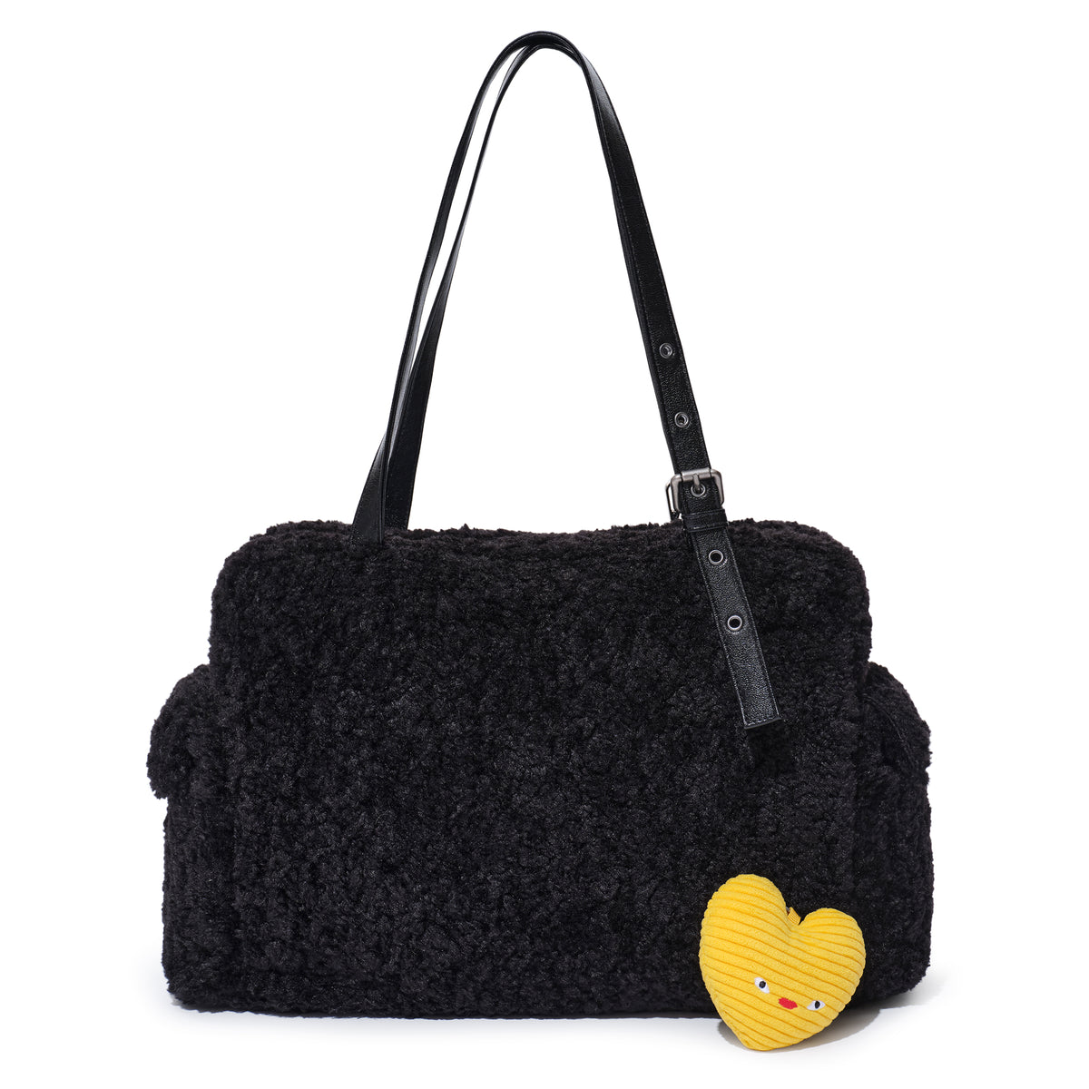 pocket utility bag L eco shearling DHL black