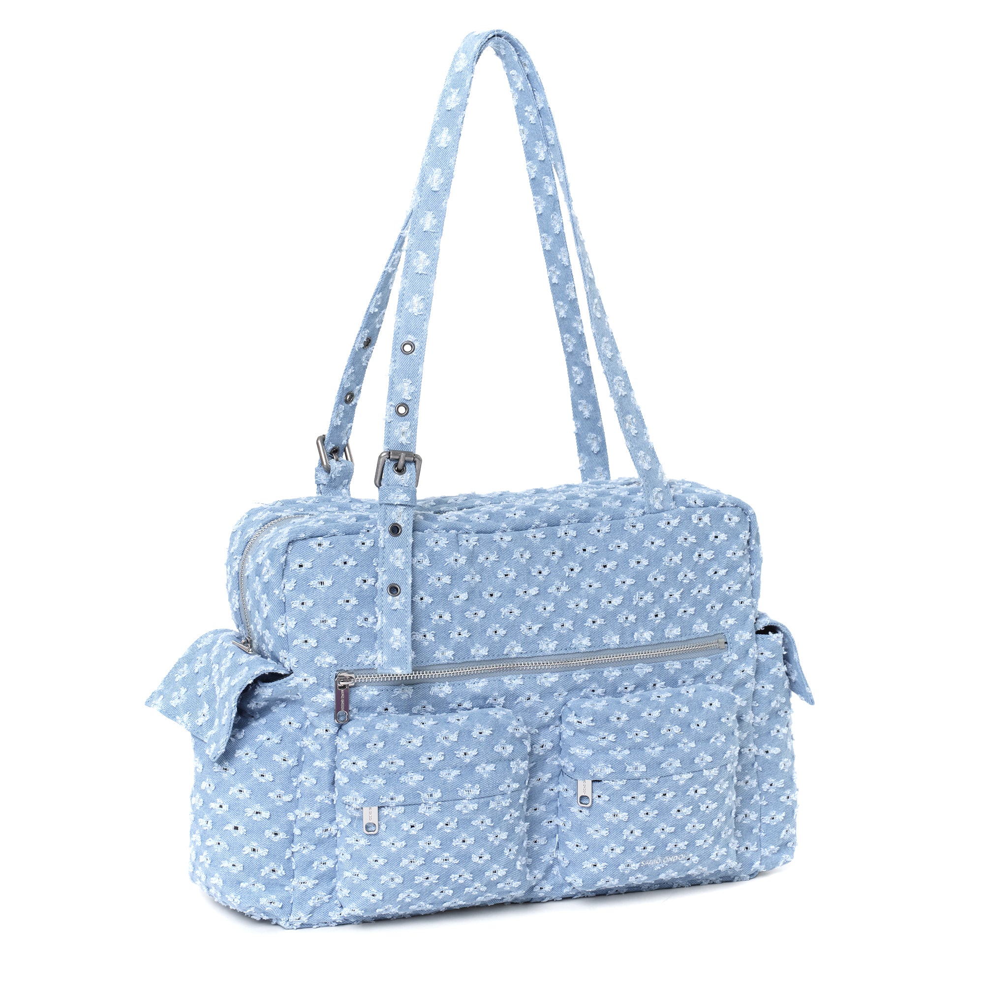 pocket utility bag L punching blue