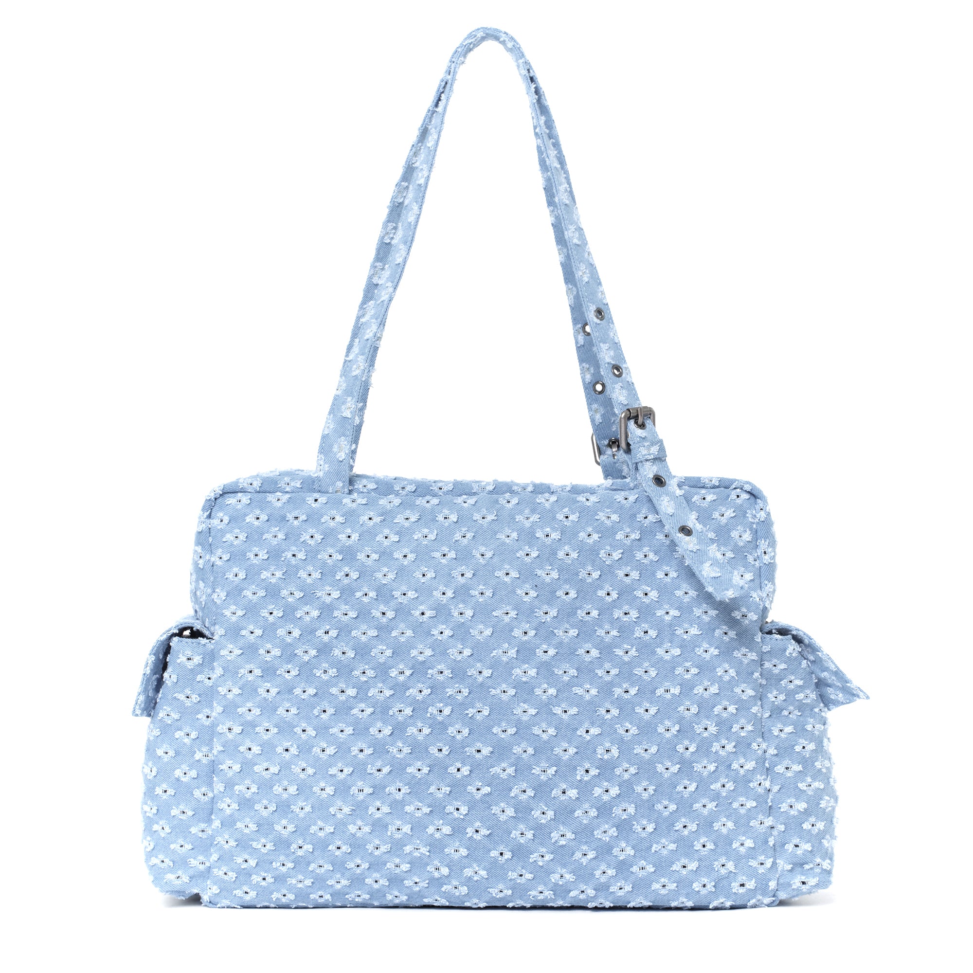 pocket utility bag L punching blue