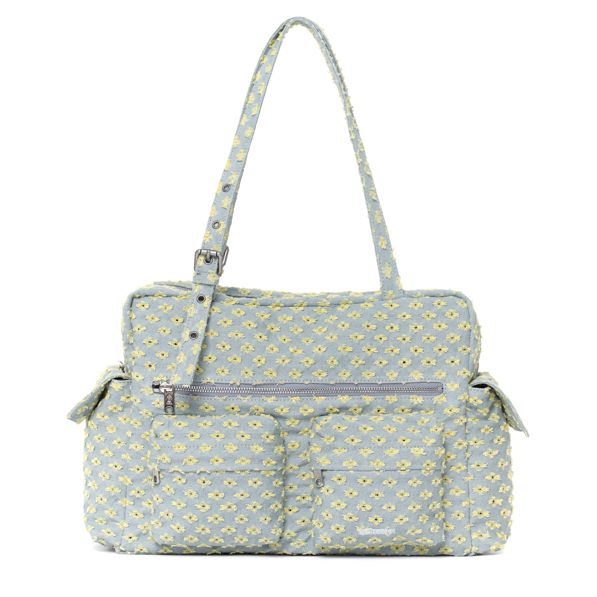 pocket utility bag L punching yellow