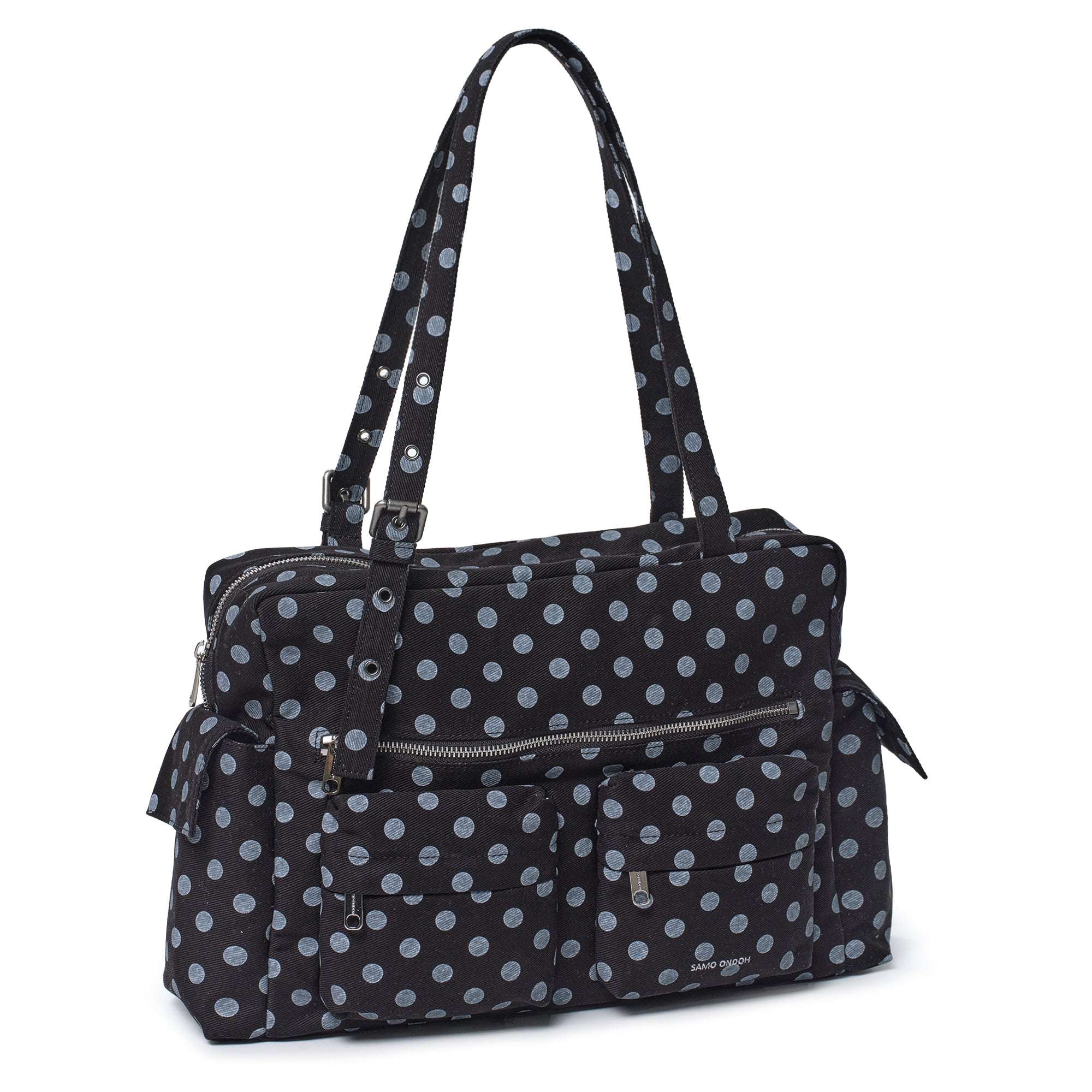 pocket utility bag L dot black