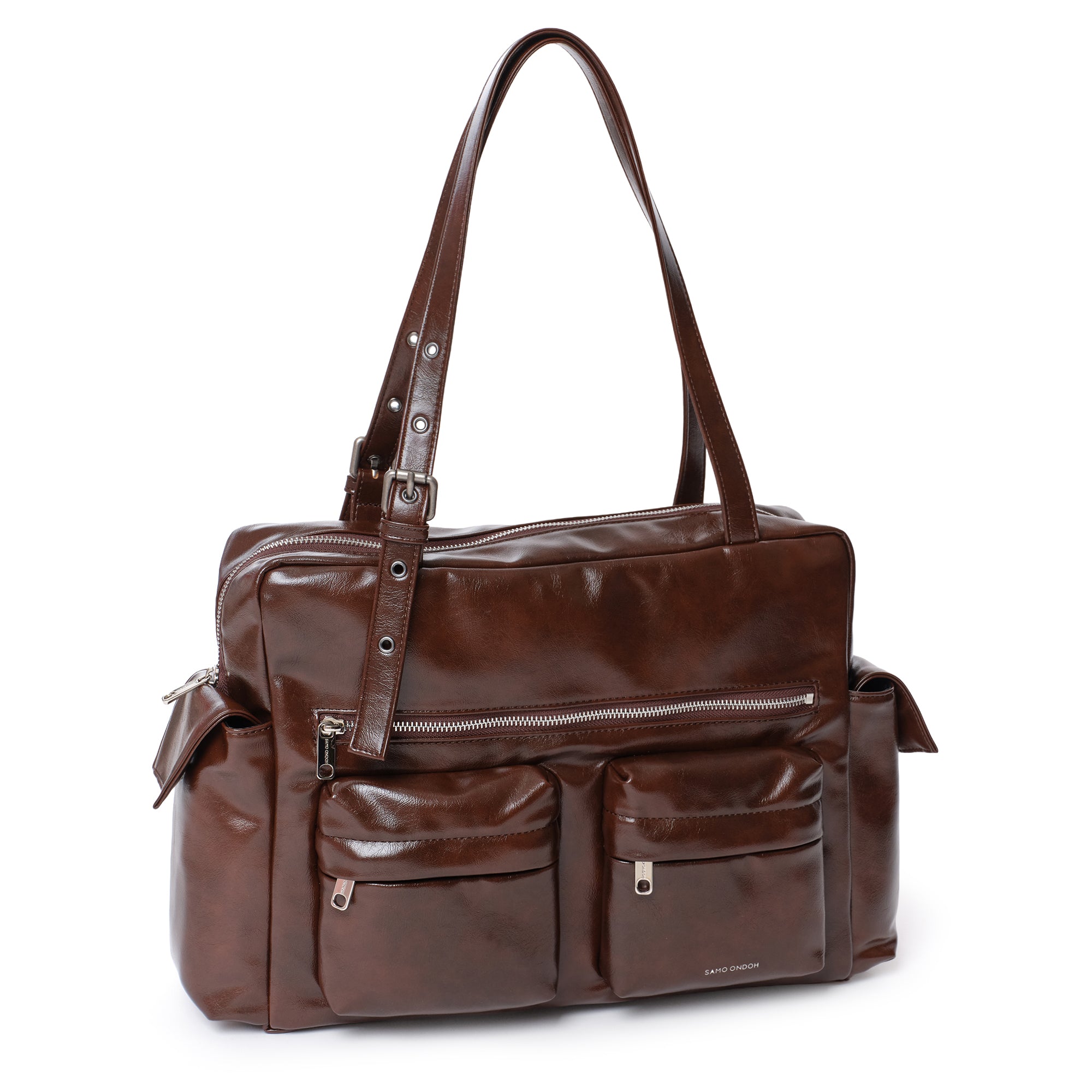 pocket utility bag L vampire walnut