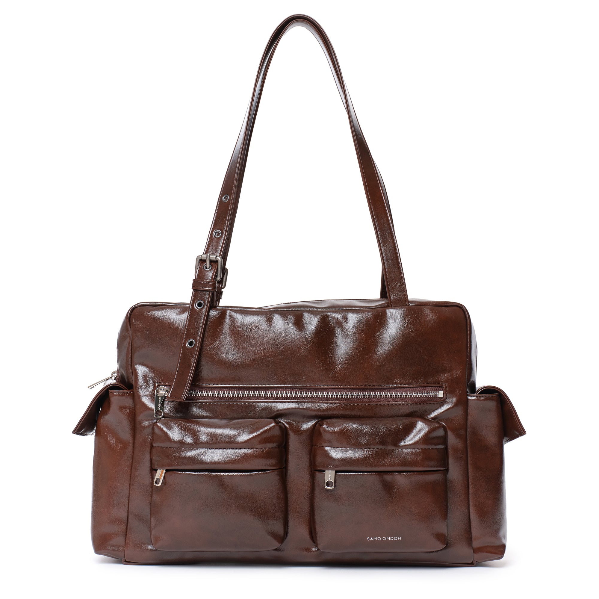 pocket utility bag L vampire walnut