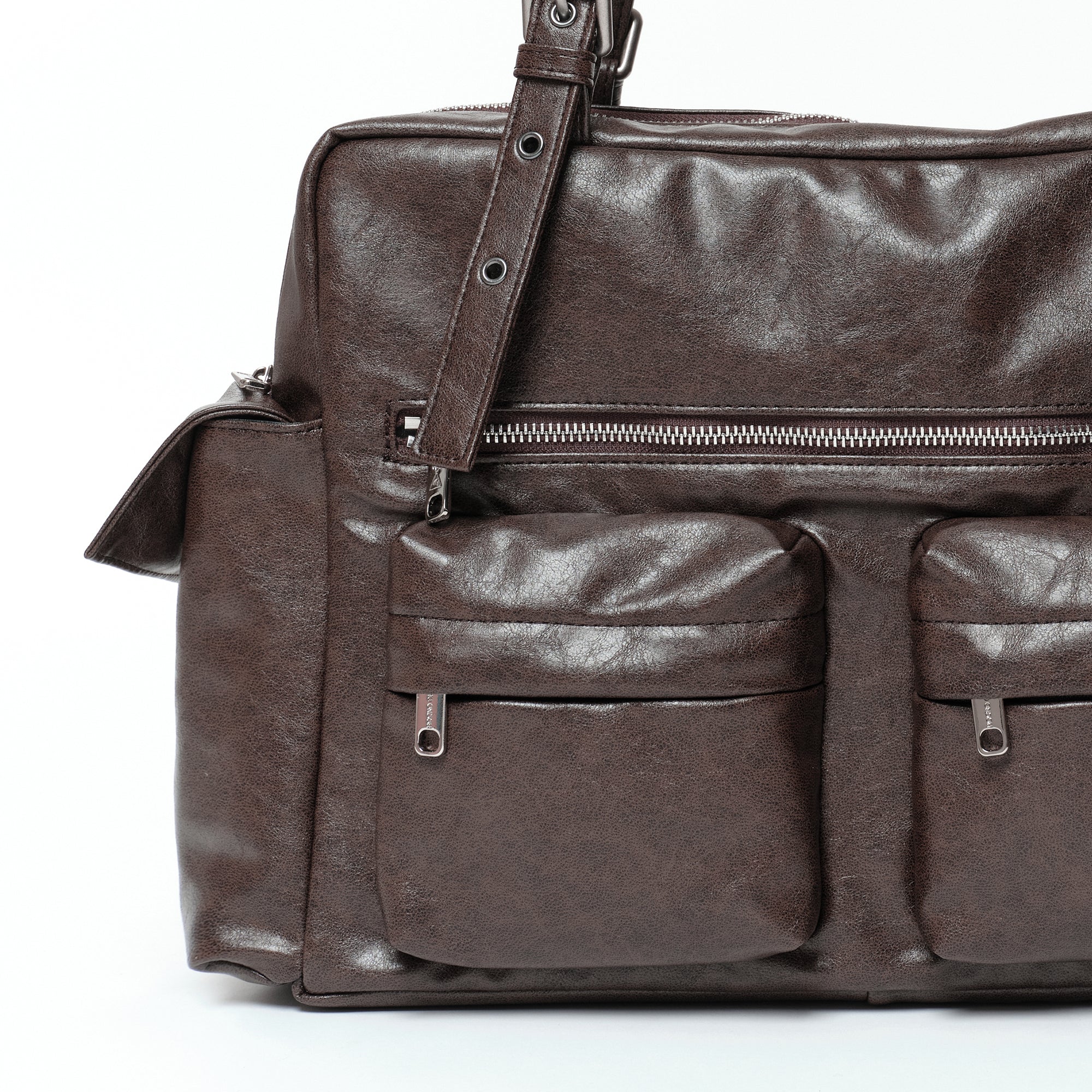 pocket utility bag L veg cocoa