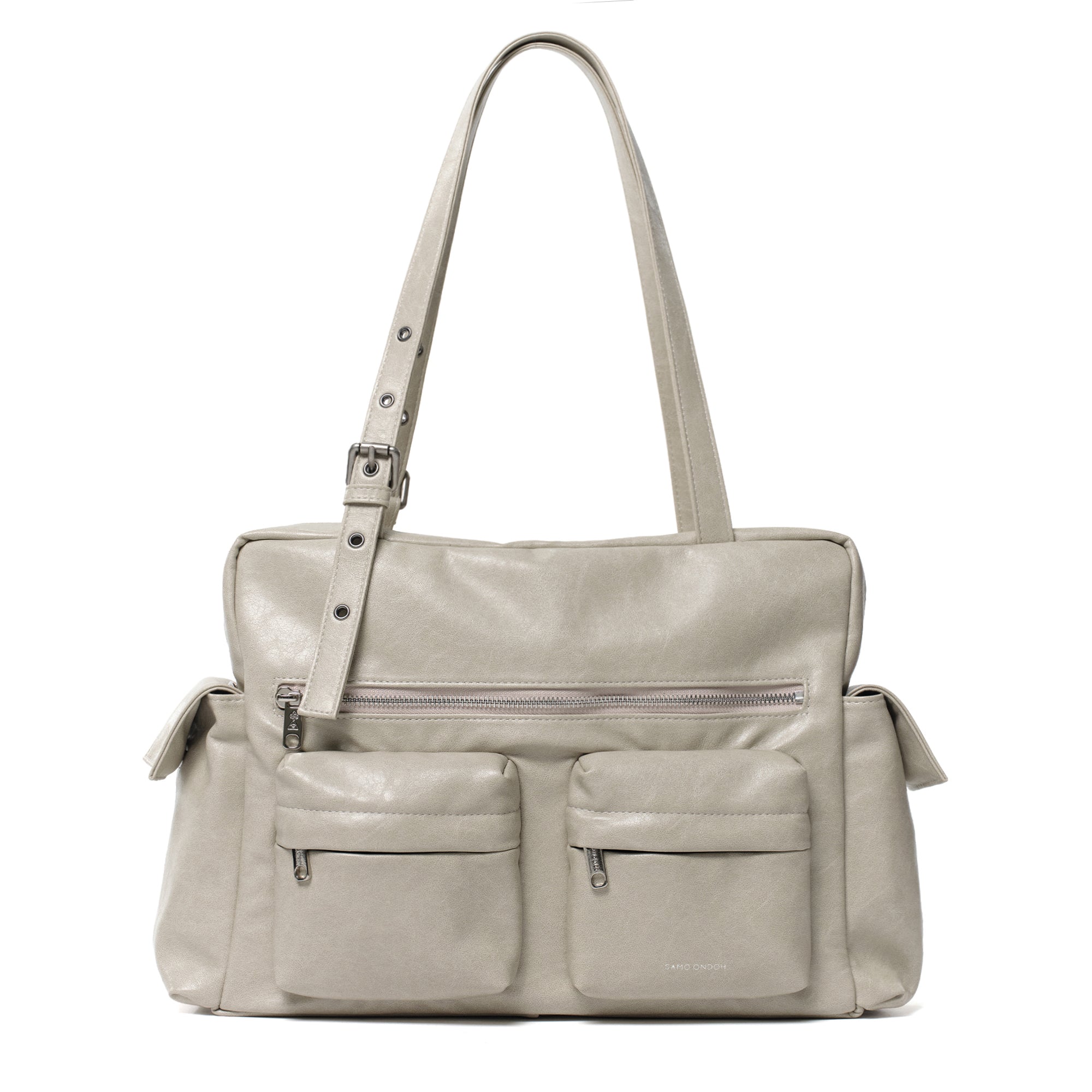 pocket utility bag L veg cream