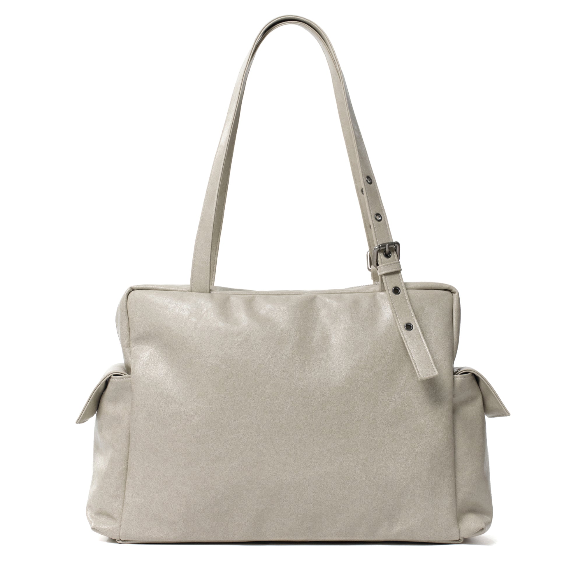 pocket utility bag L veg cream