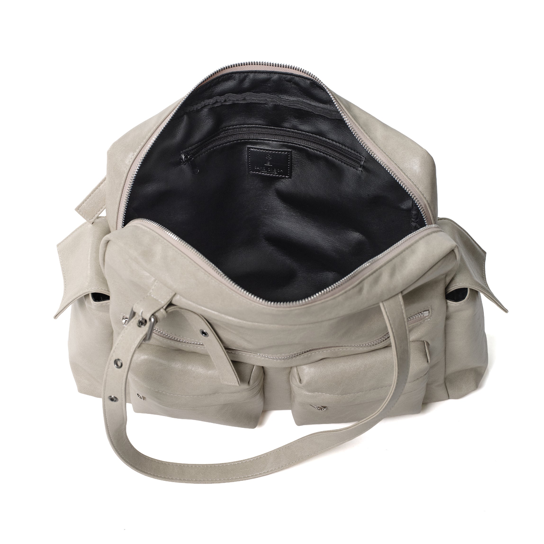 pocket utility bag L veg cream