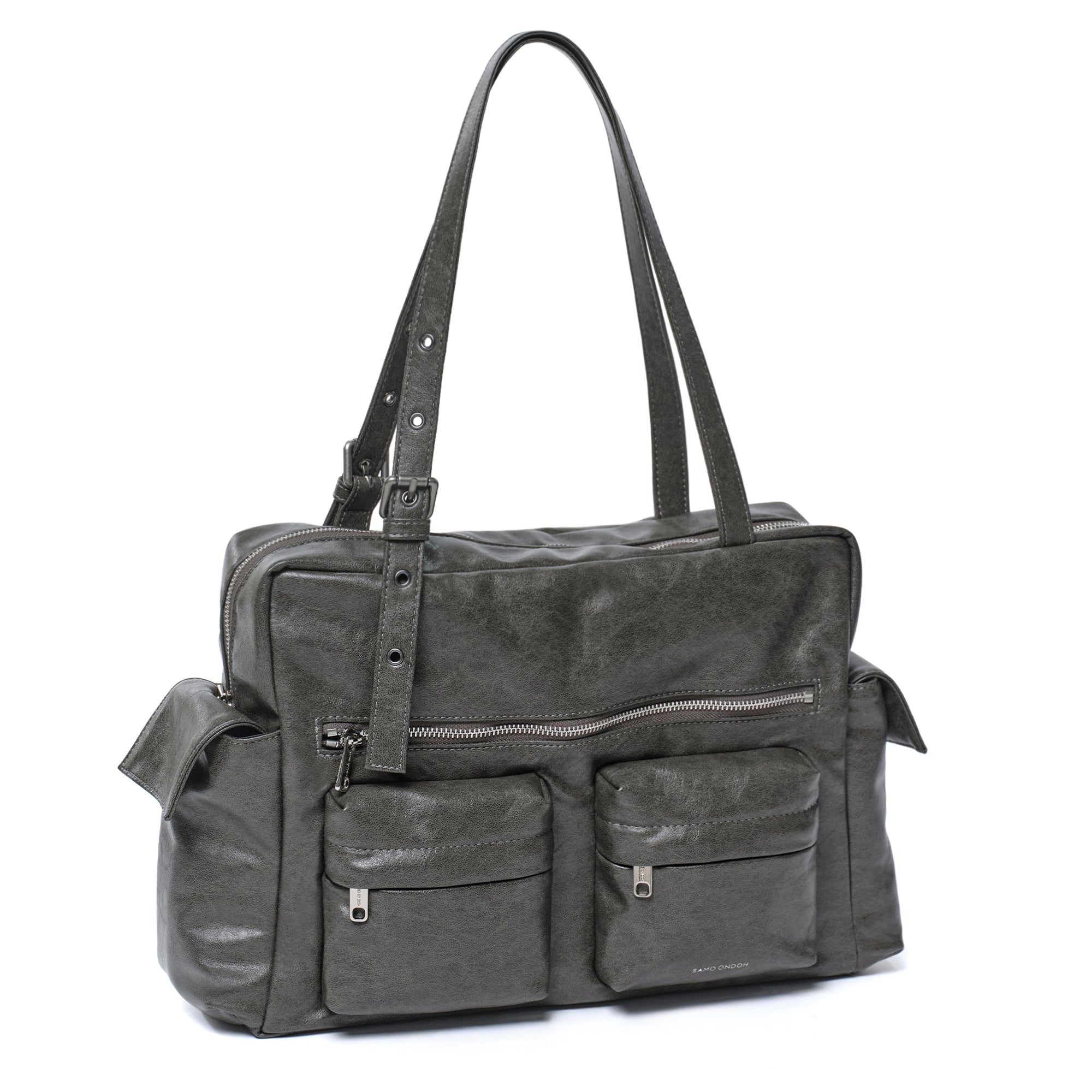 pocket utility bag L veg gray