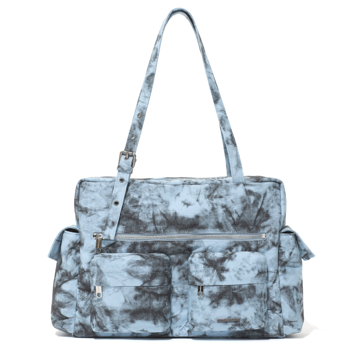 pocket utility bag L wave blue