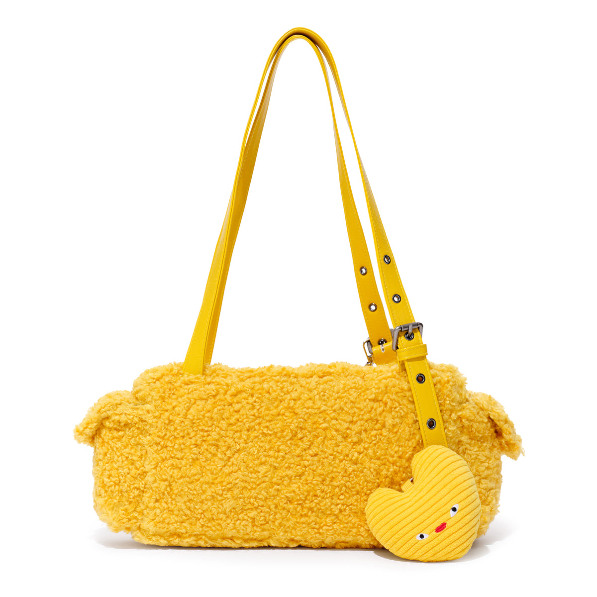 pocket utility bag M eco shearling DHL yellow
