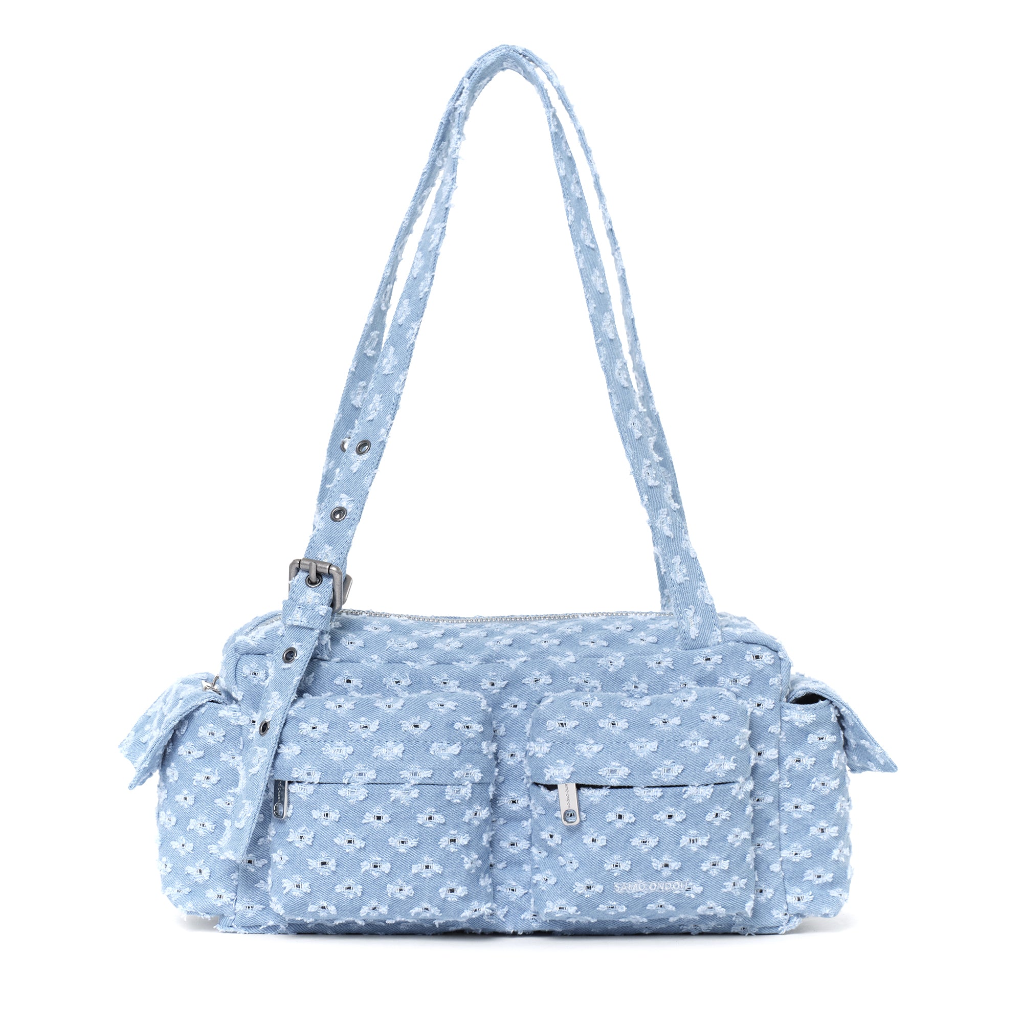 (restock May 22) pocket utility bag M punching blue