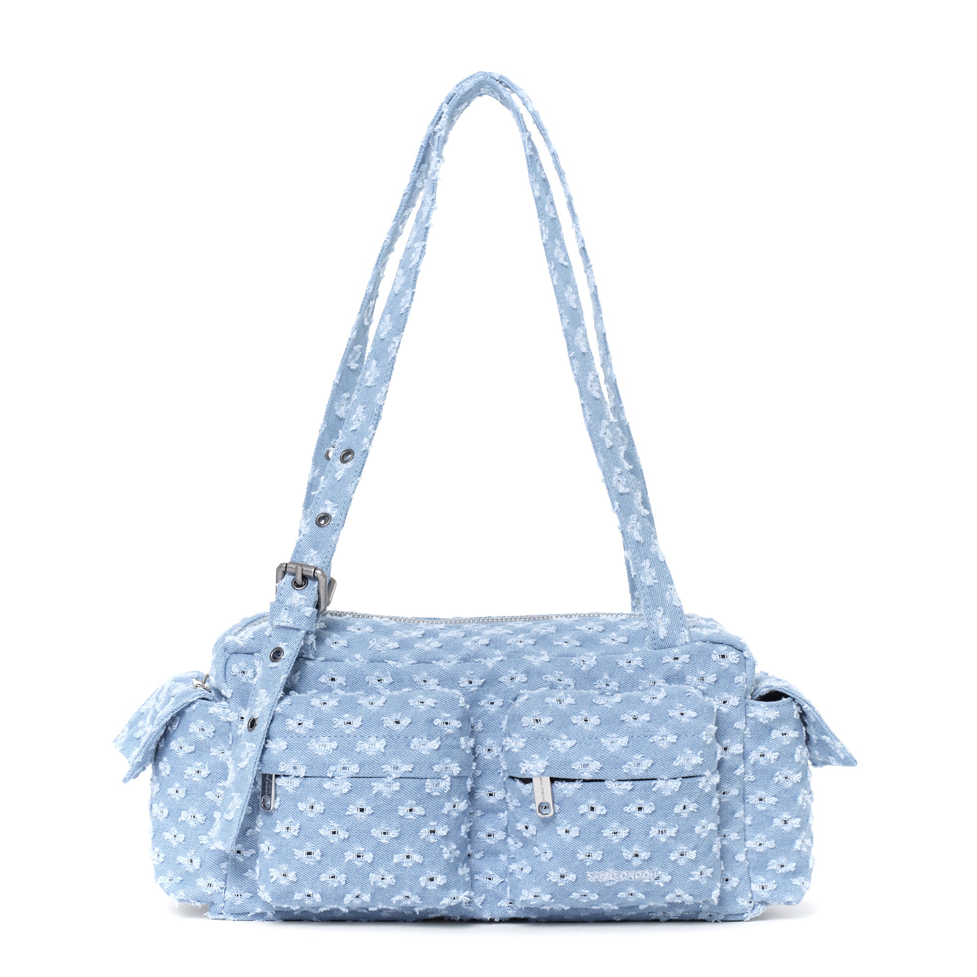(summer edit) pocket utility bag M punching blue