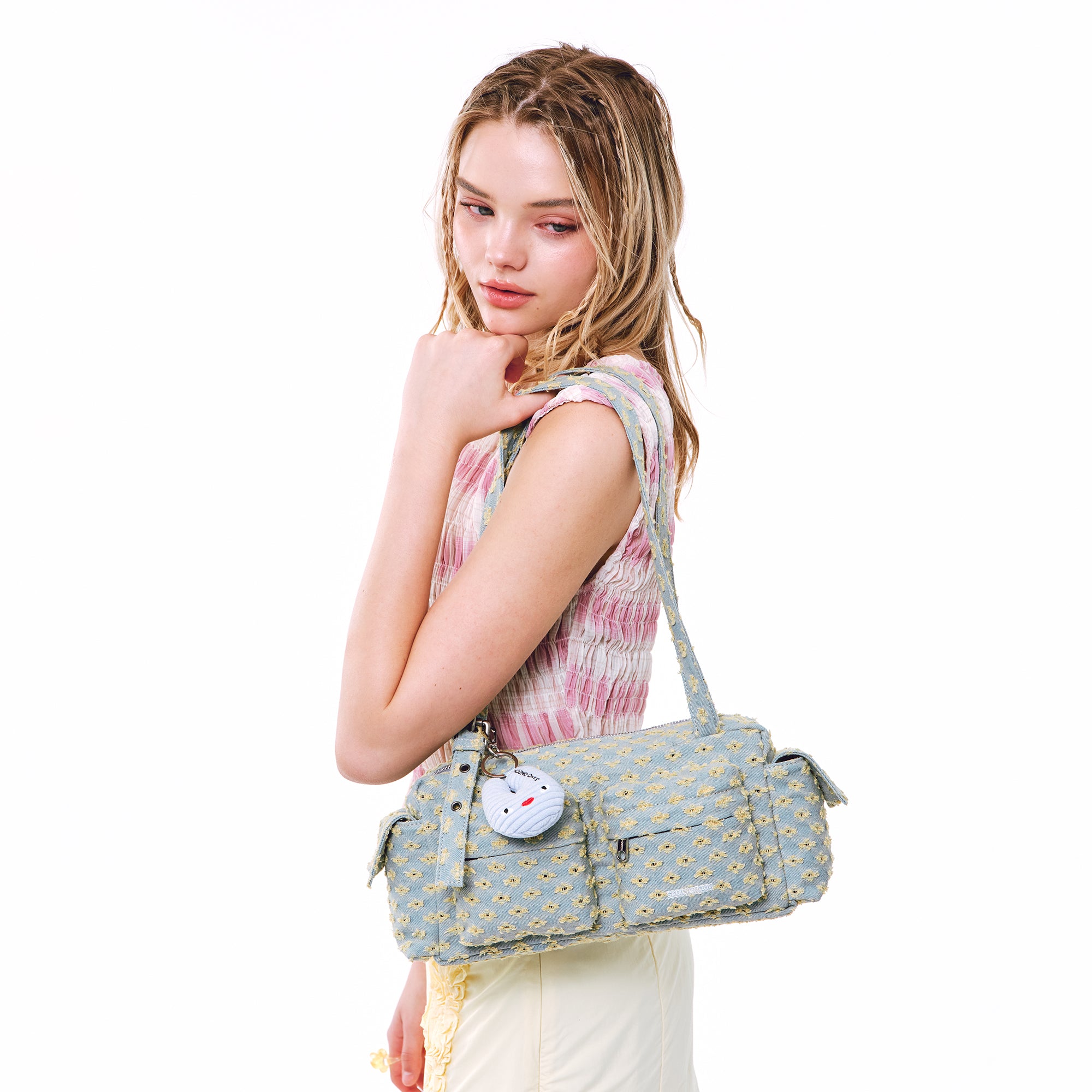 pocket utility bag M punching yellow