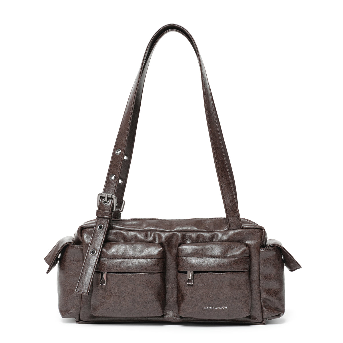 pocket utility bag M veg cocoa
