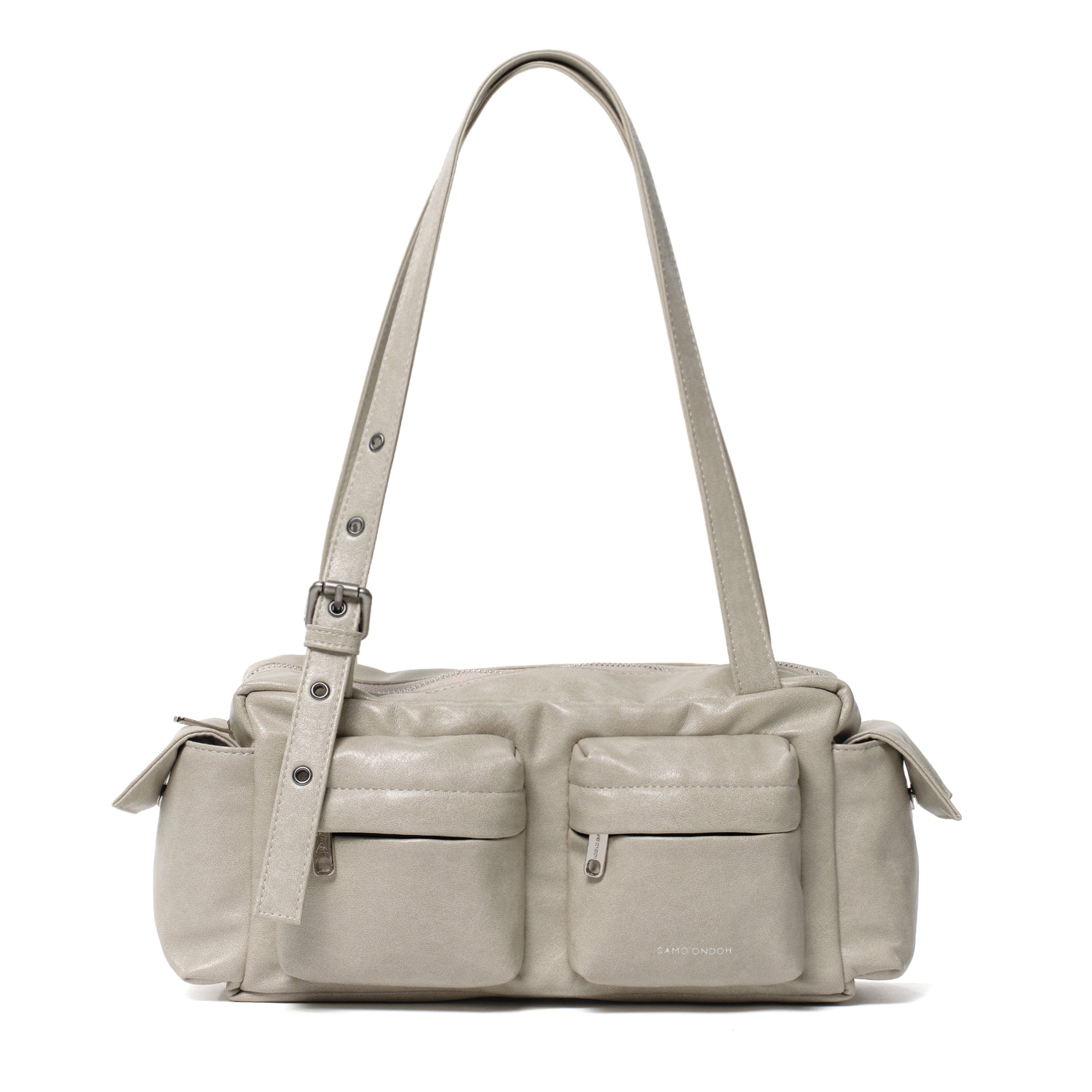 pocket utility bag M veg cream
