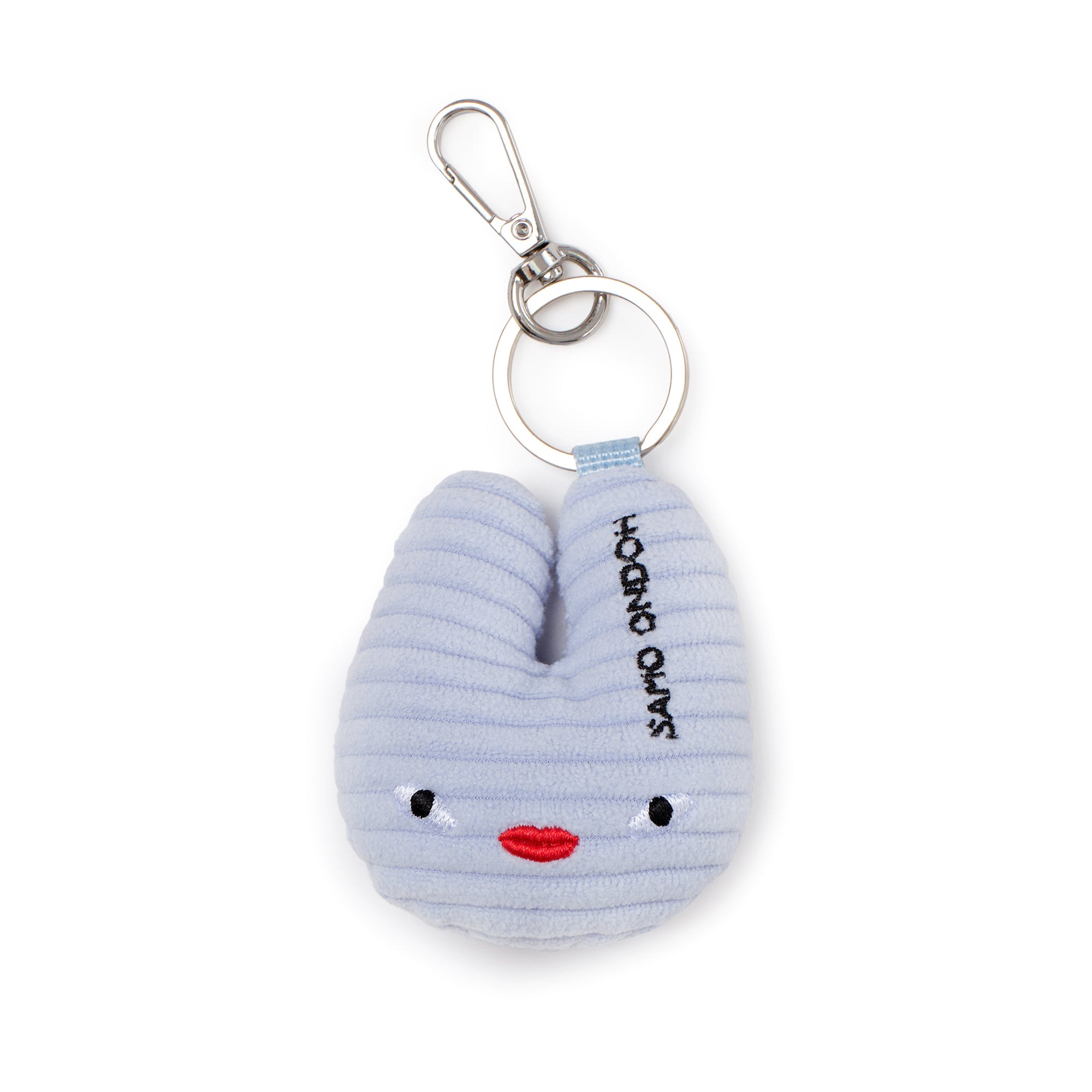 tokiyom keychain corduroy babyblue