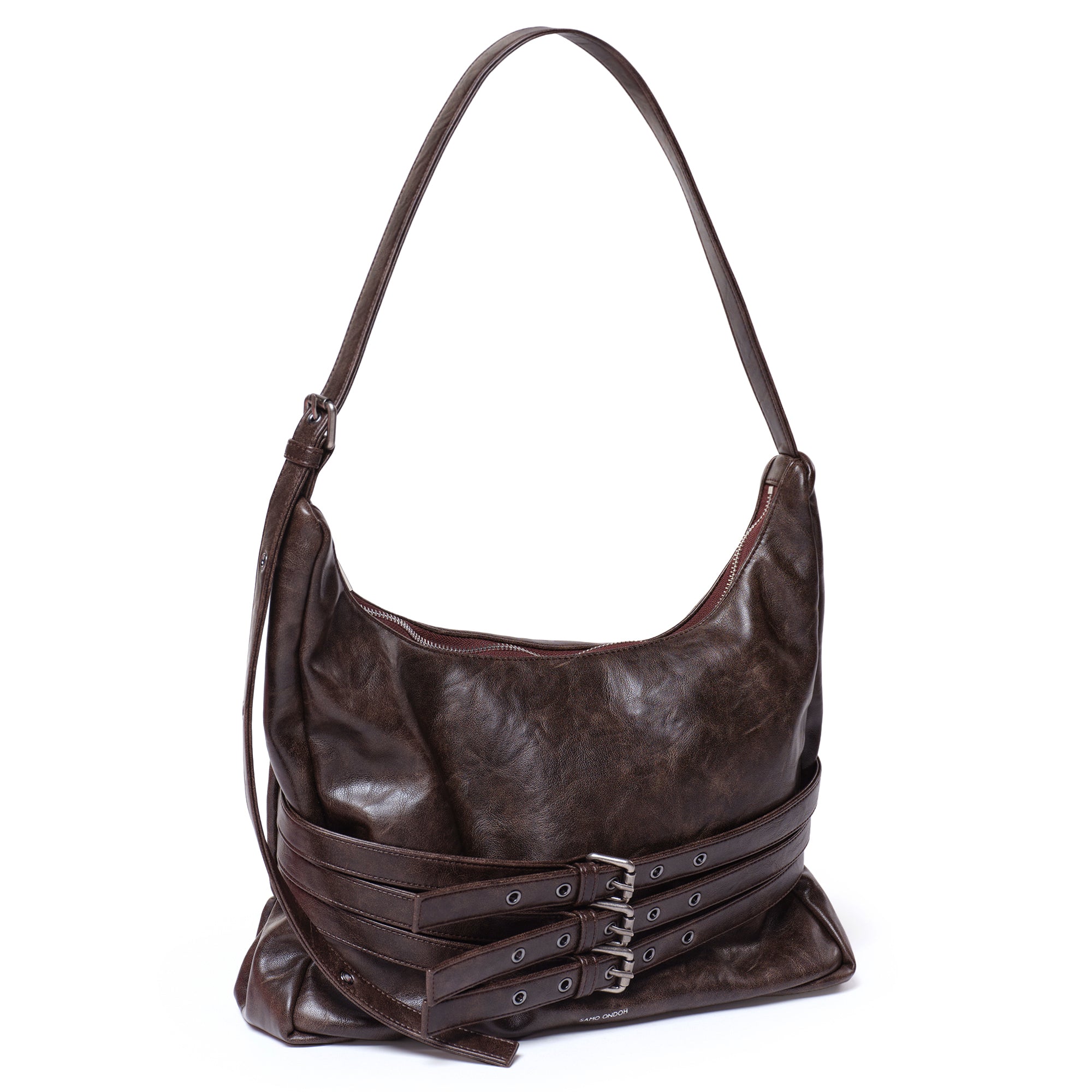 trio belt mug bag L baked moca