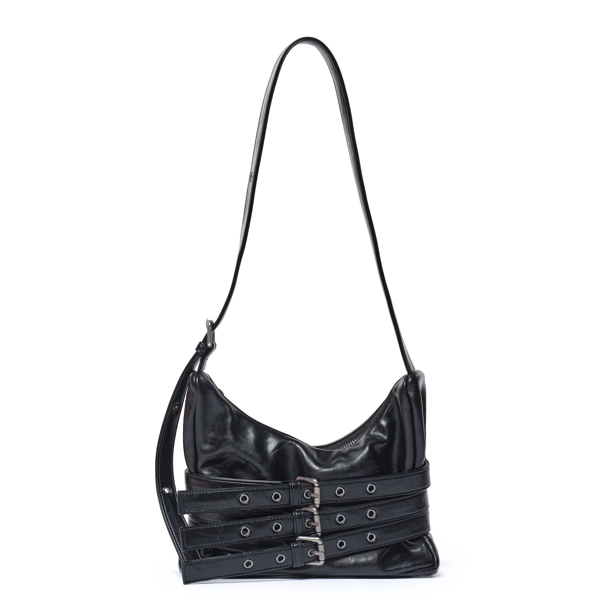 trio belt mug bag M baked black